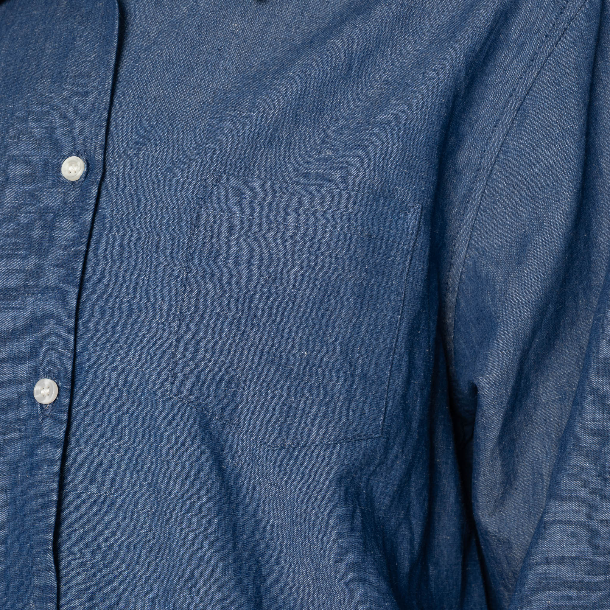 Judy - Linen Blend Denim - Indigo by Naked & Famous Denim