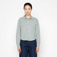 Princeton Shirt - Organic Hickory - Green by Naked & Famous Denim