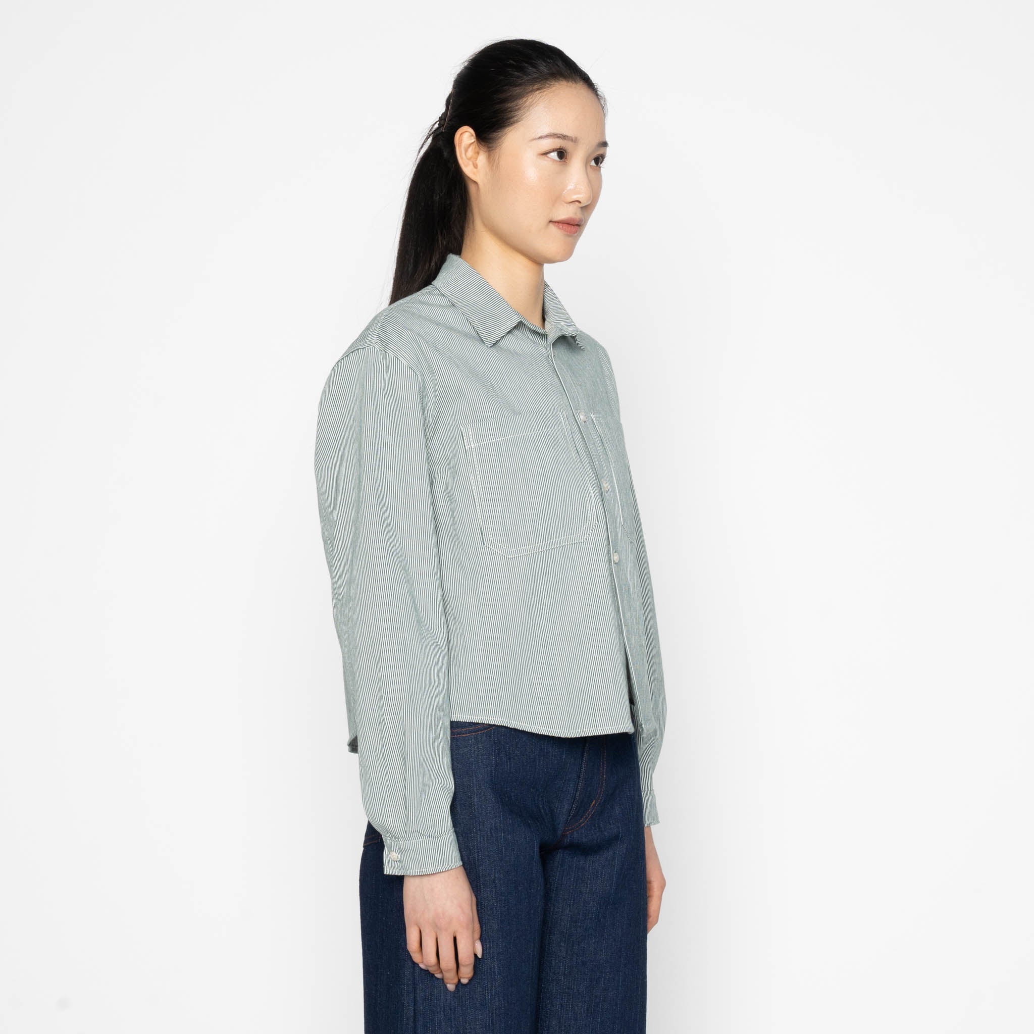 Princeton - Organic Hickory - Green by Naked & Famous Denim