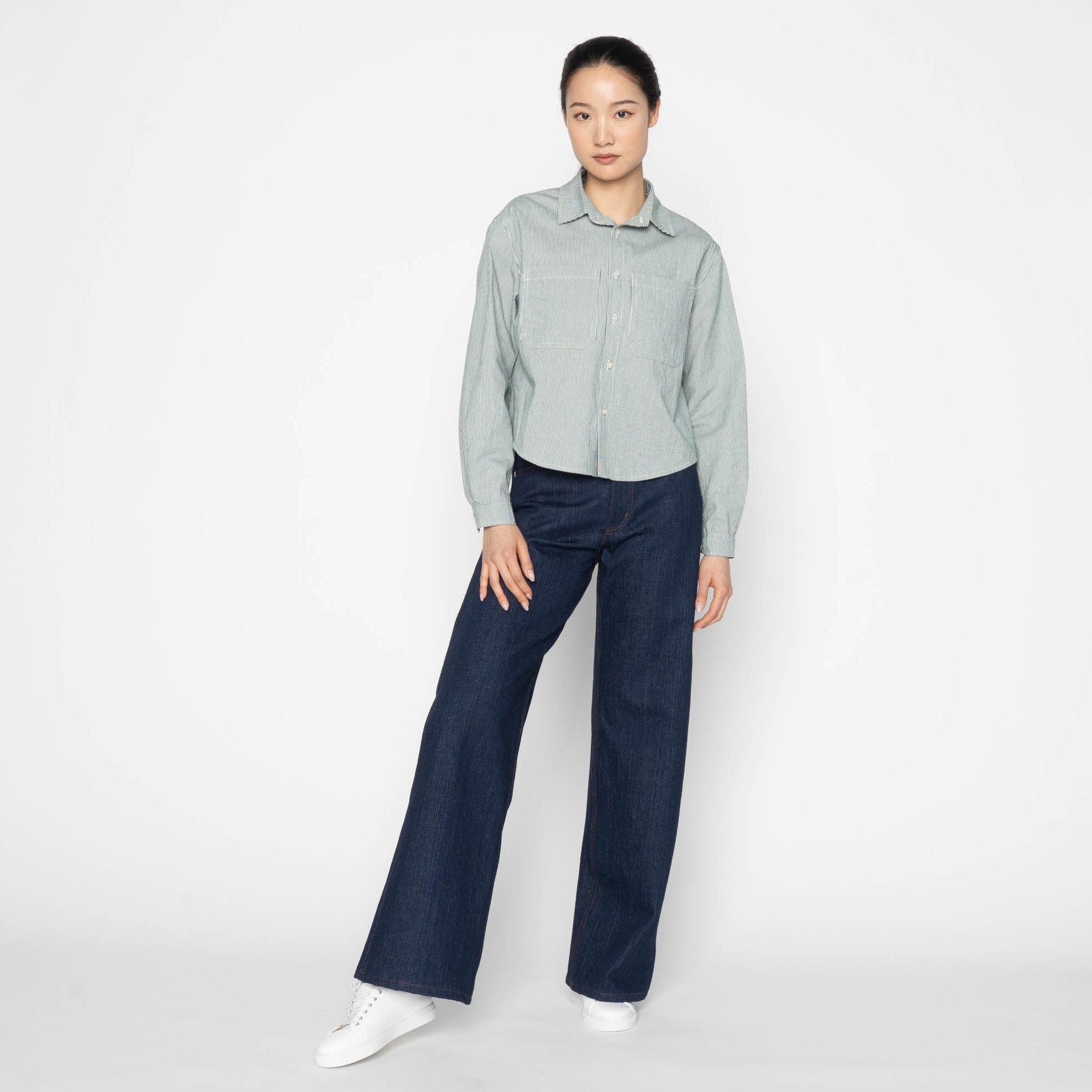 Princeton - Organic Hickory - Green by Naked & Famous Denim