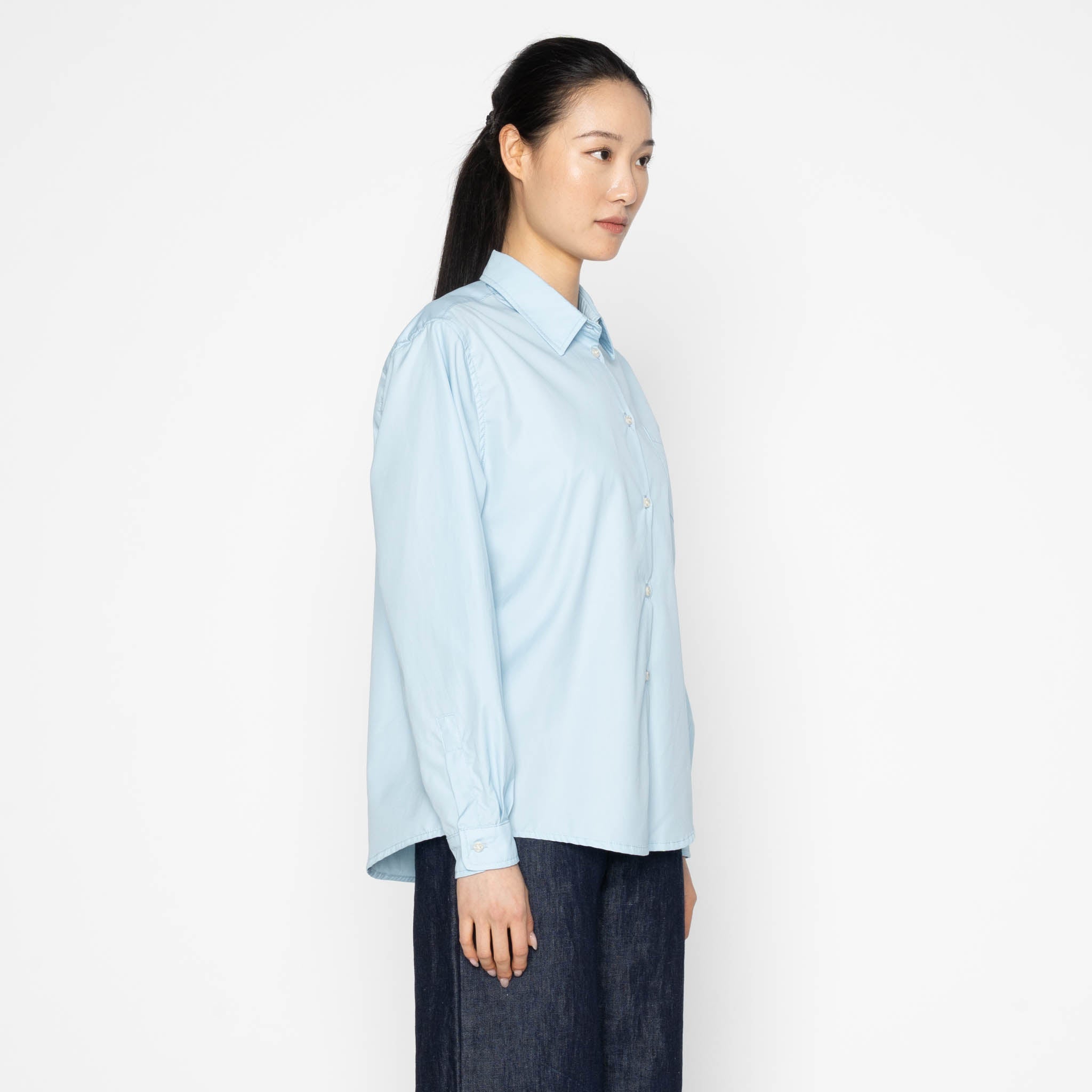 Judy - Pima Pique - Pale Blue by Naked & Famous Denim