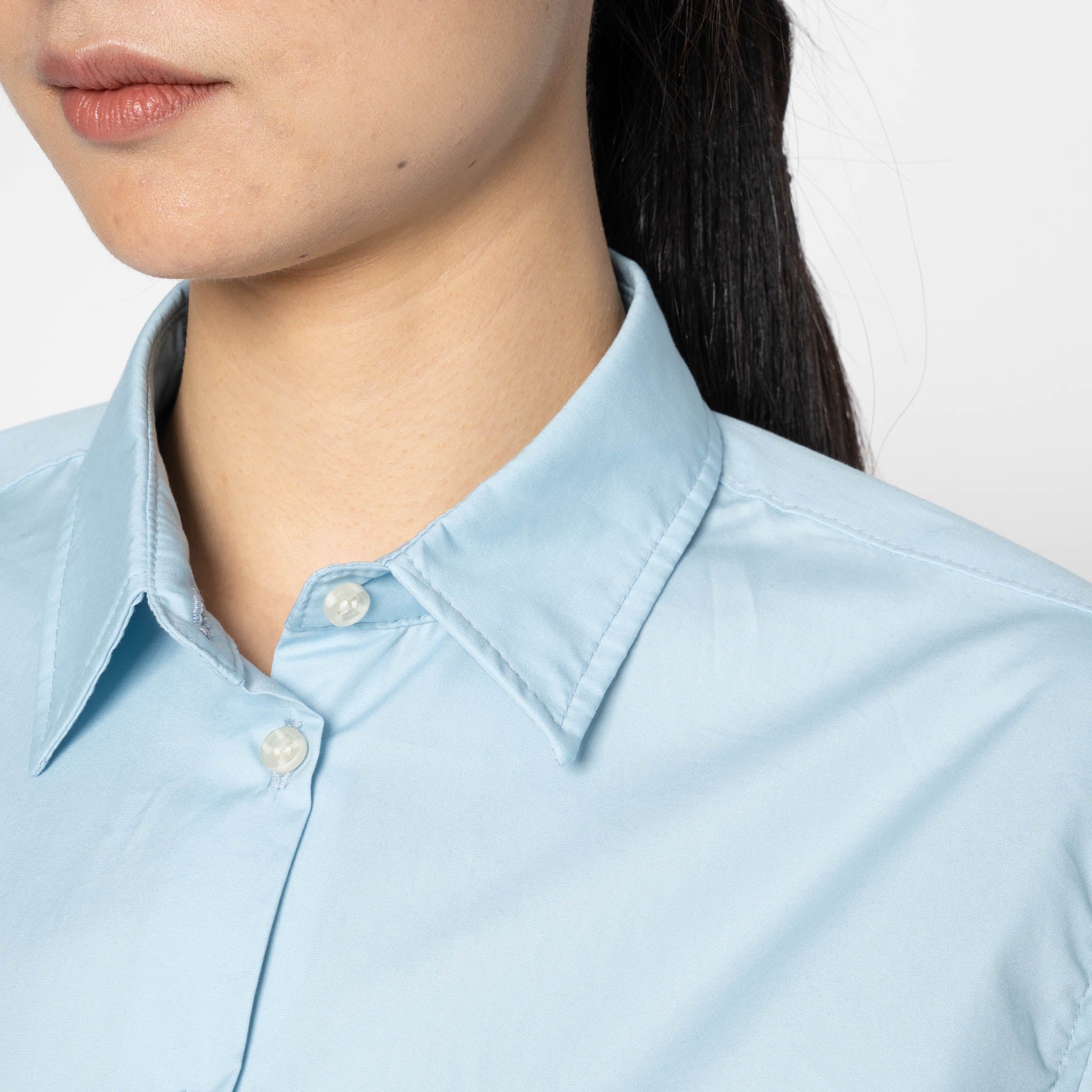 Judy - Pima Pique - Pale Blue by Naked & Famous Denim