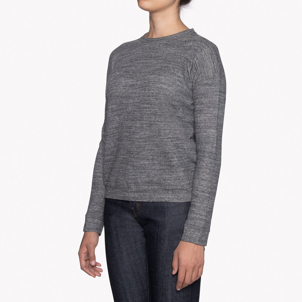 Weekend Crew - Vintage Doubleface - Charcoal by Naked & Famous Denim