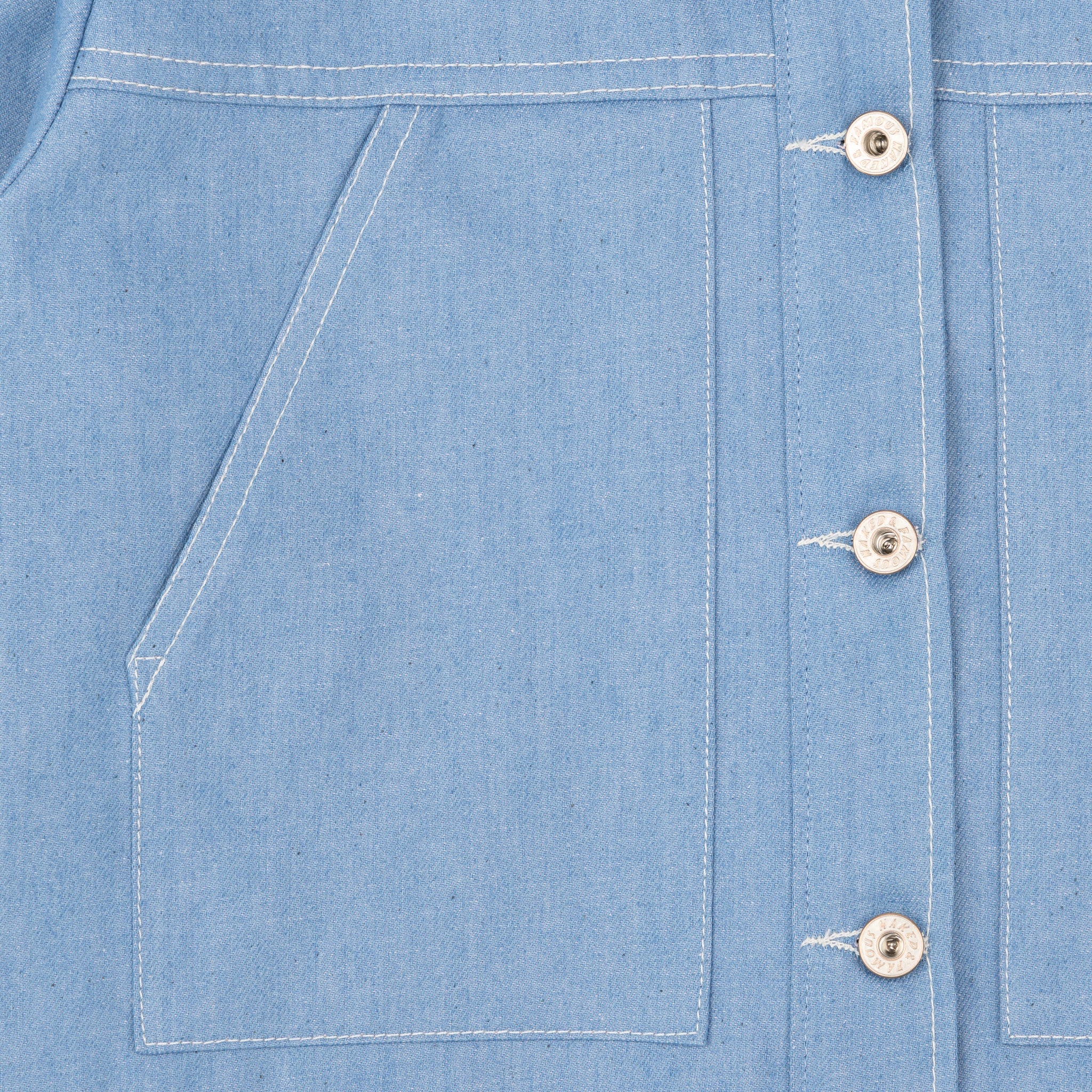 Cropped  Denim Jacket  - Sakura Sky