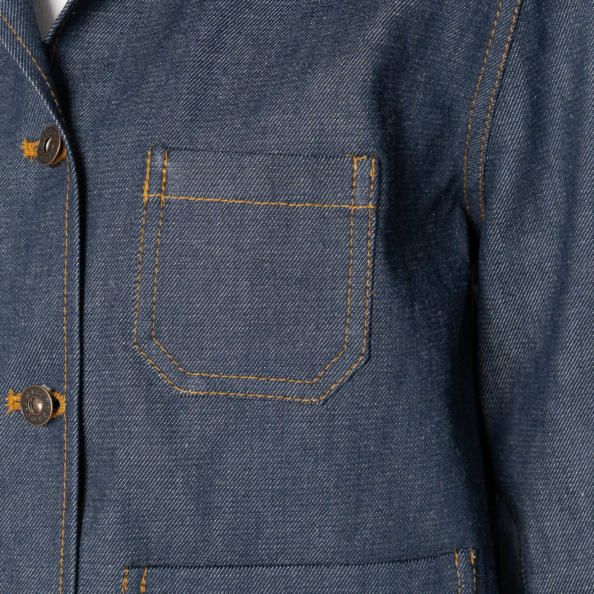 Gracie Jacket - Natural Indigo