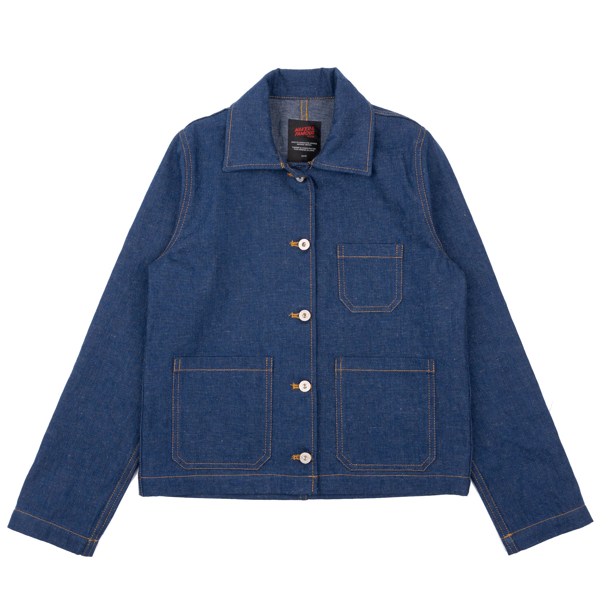 Gracie - 2x1 Dungaree Nep Denim - Mid Indigo