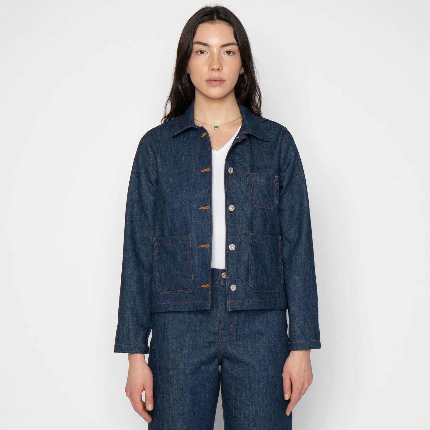 Gracie Jacket - Archive Blue by Naked & Famous Denim