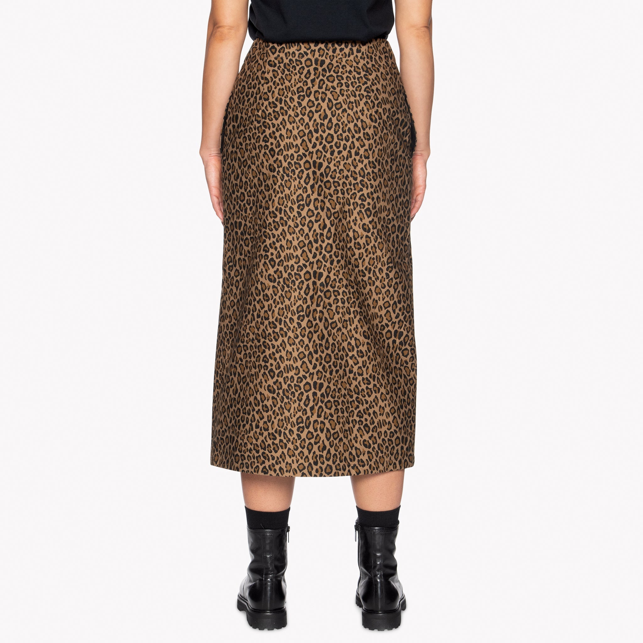 Wrap Skirt - Leopard Print by Naked & Famous Denim