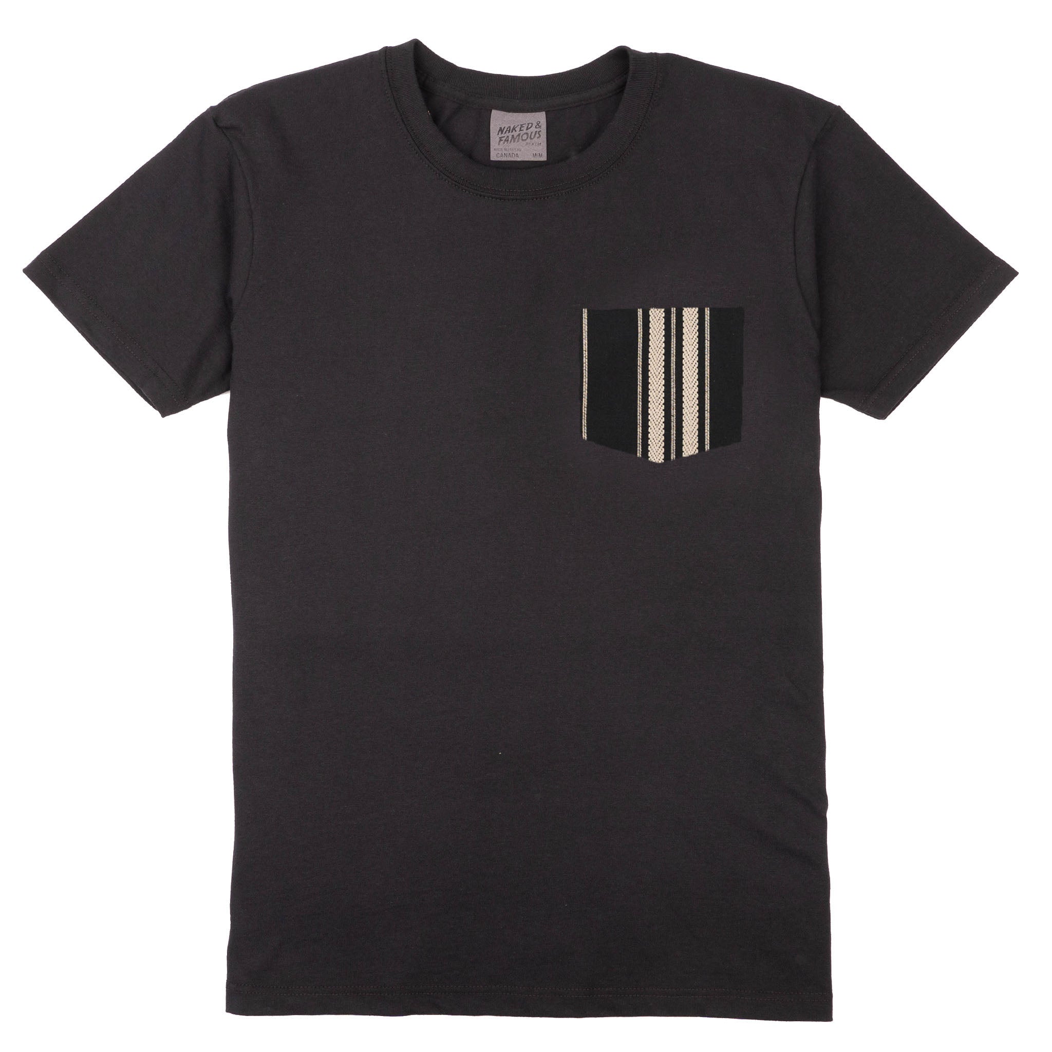 Pocket Tee - Navy + Matsuba Pine Needles - Indigo | Naked & Famous