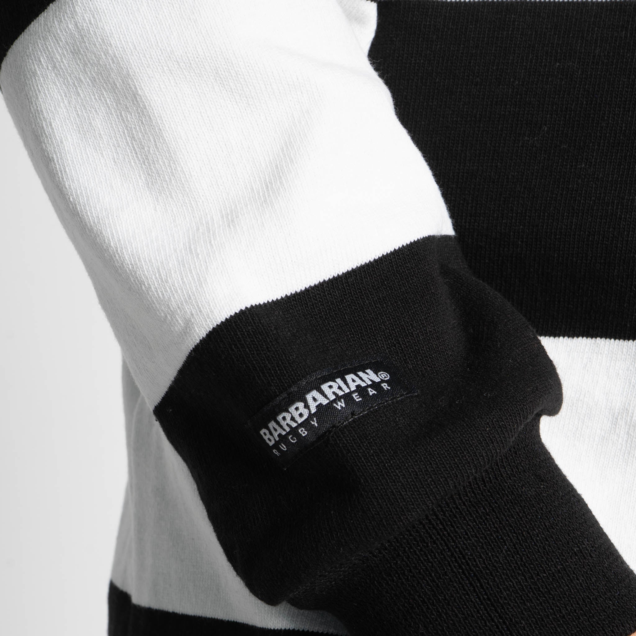 Classic 4 Inch Rugby - White/Black