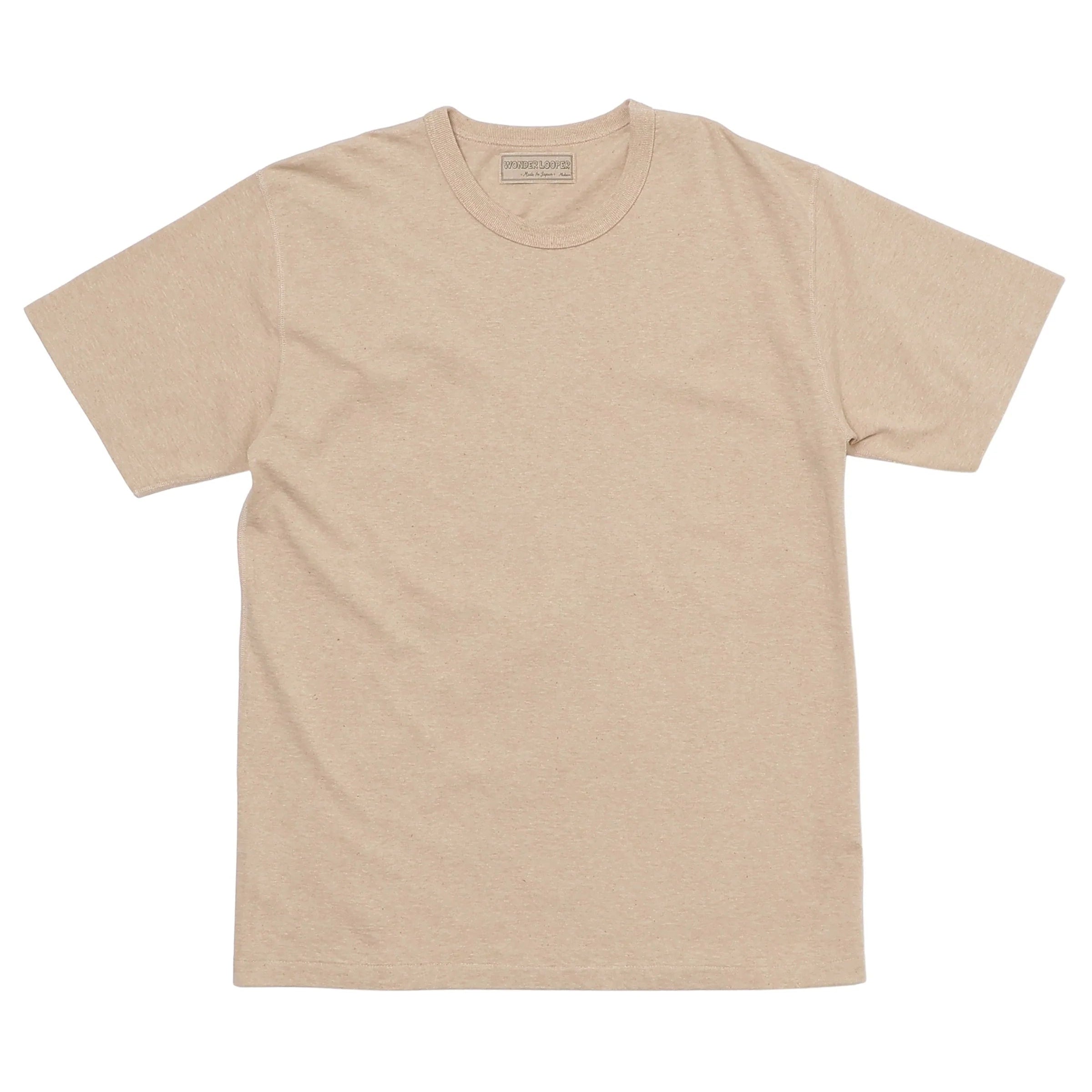 Crewneck T-shirt - Foxfibre® Tsuriami - Coyote 15
