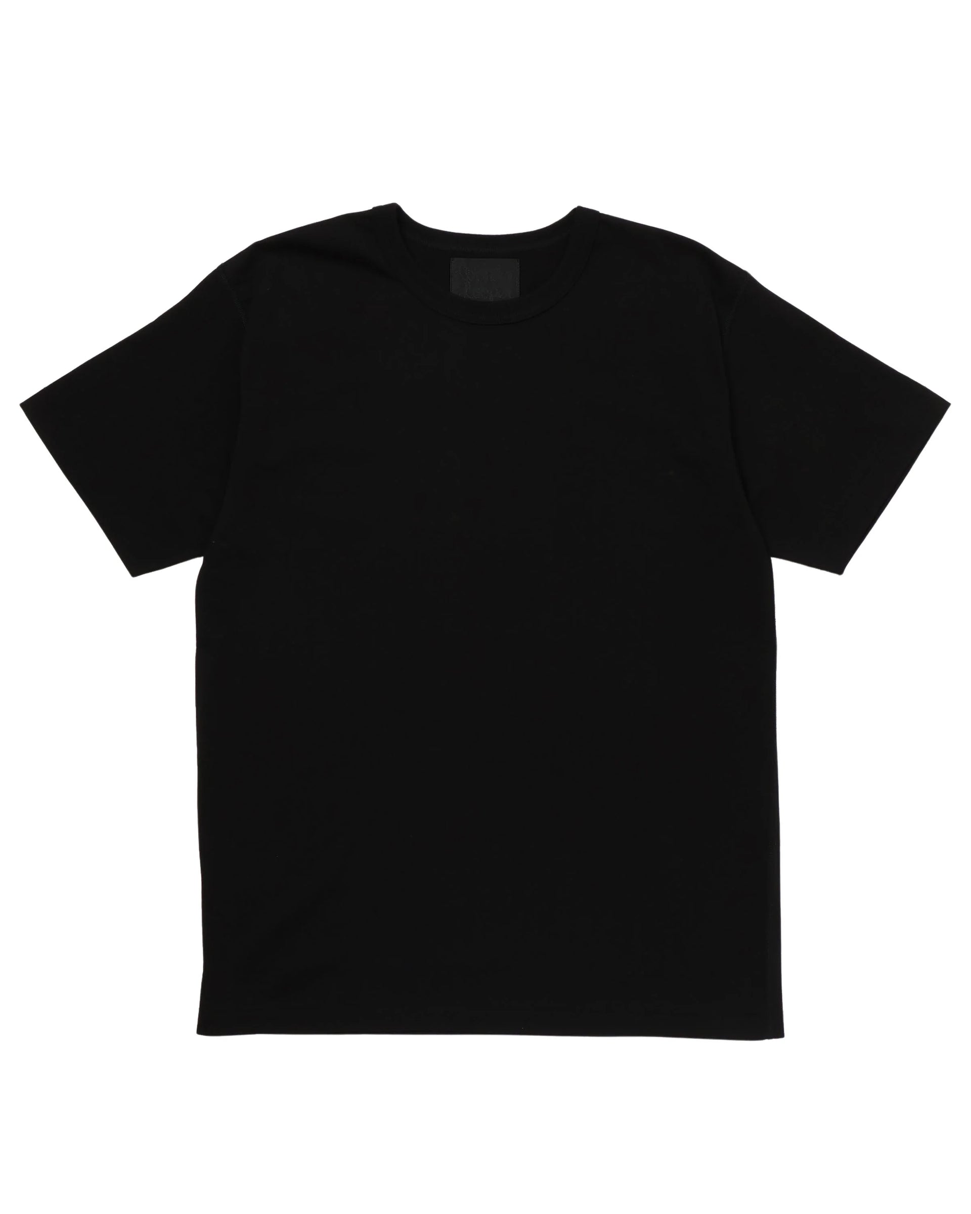 Crewneck T-shirt - Ultimate Pima Tsuriami - Black | Wonder Looper