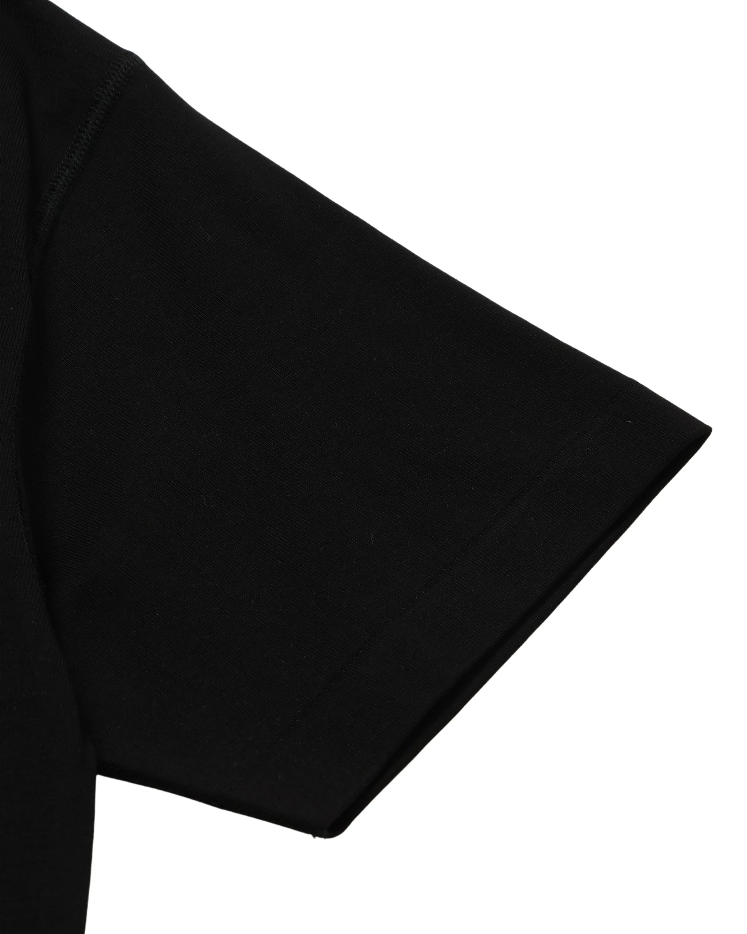 Crewneck T-shirt - Ultimate Pima Tsuriami - Black by Wonder Looper