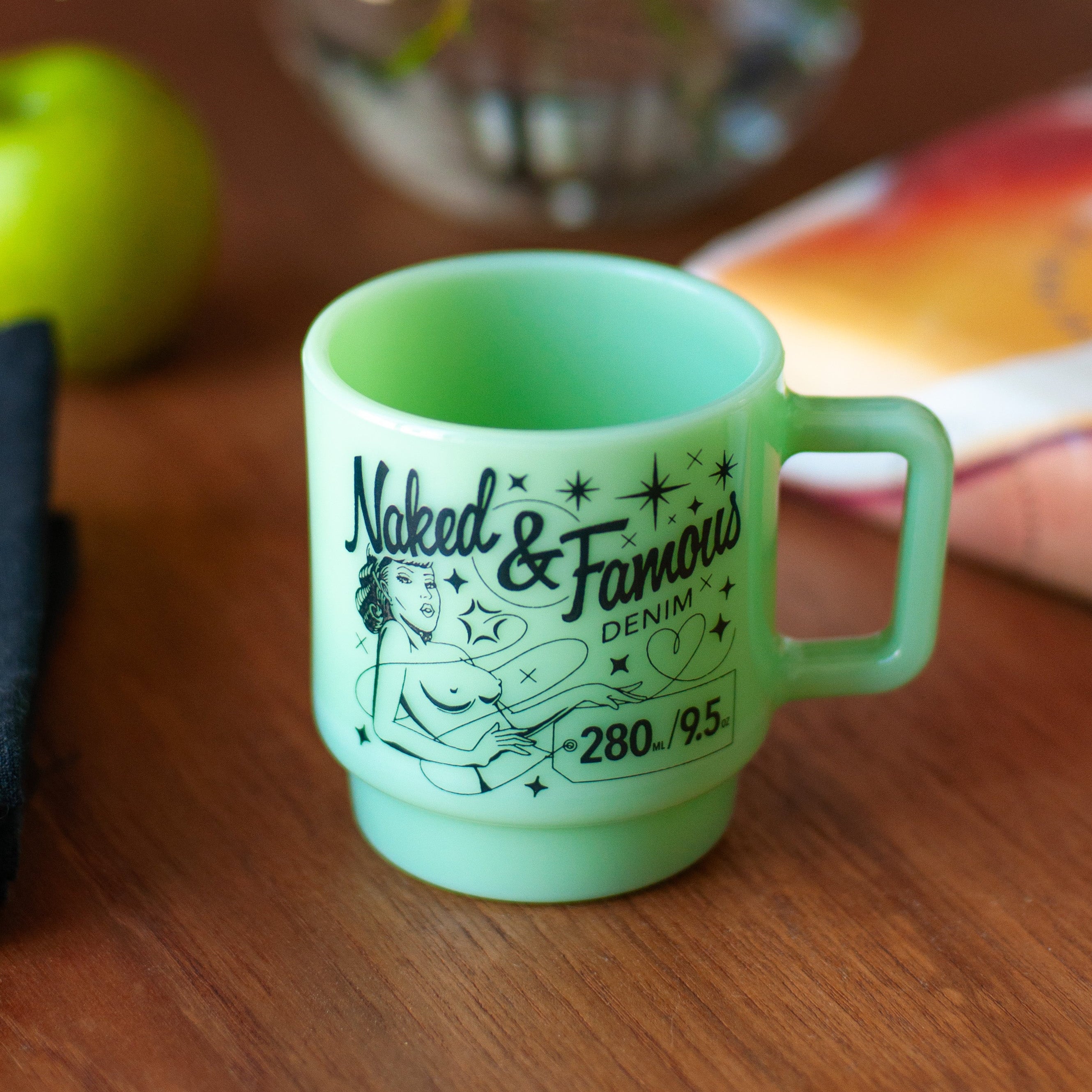 Milk Glass Mugs
