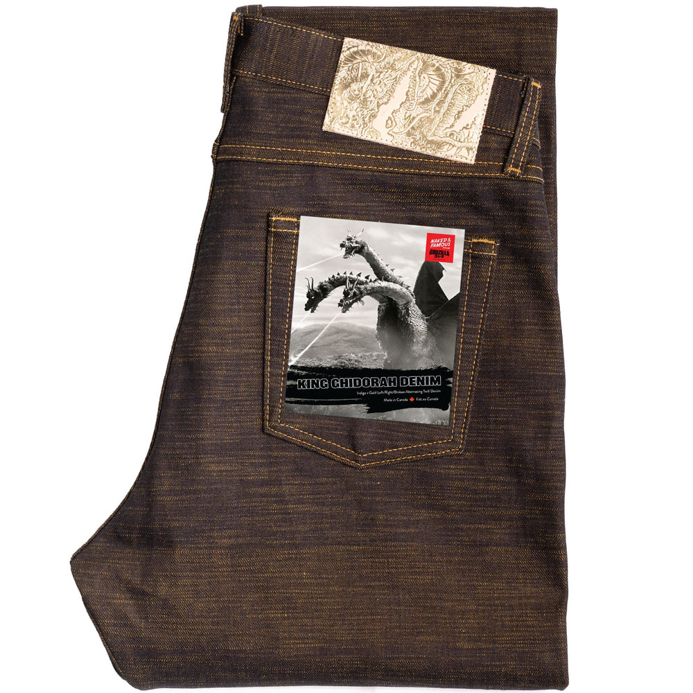 Easy Guy - King Ghidorah: The Three-Headed Monster Denim by Naked & Famous Denim