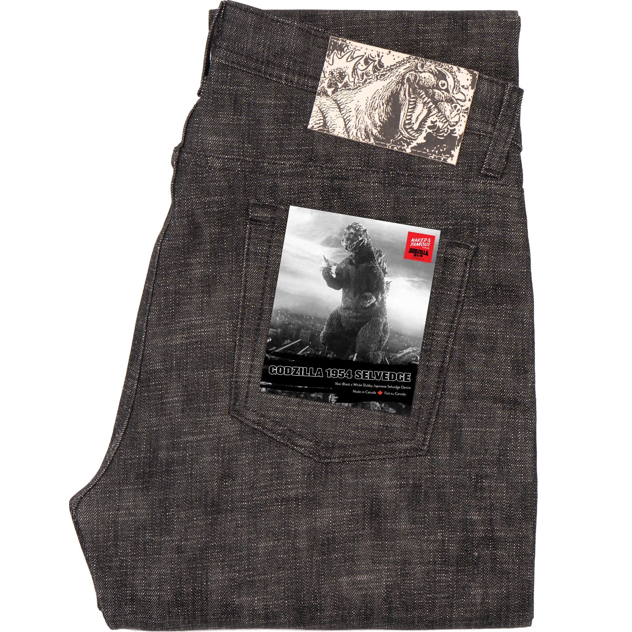 Weird Guy - 1954 Godzilla Selvedge - Black