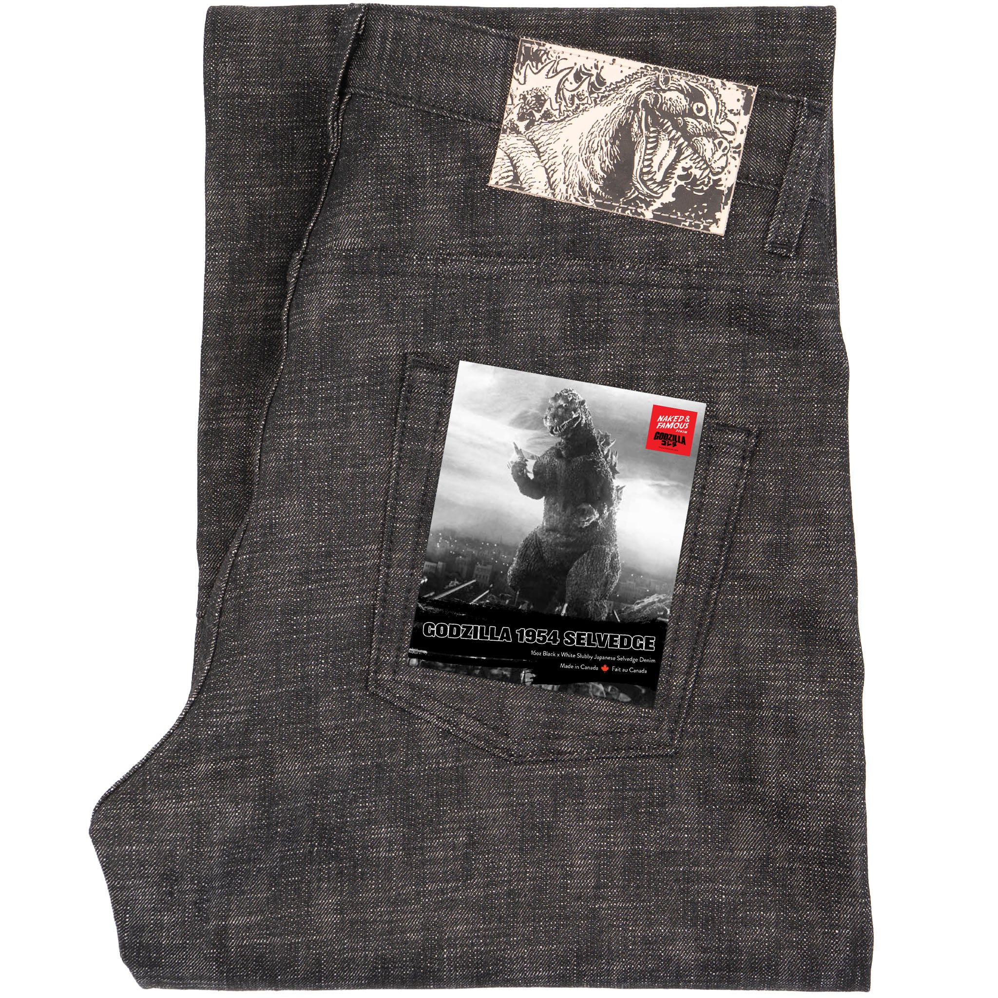 Strong Guy - 1954 Godzilla Selvedge - Black