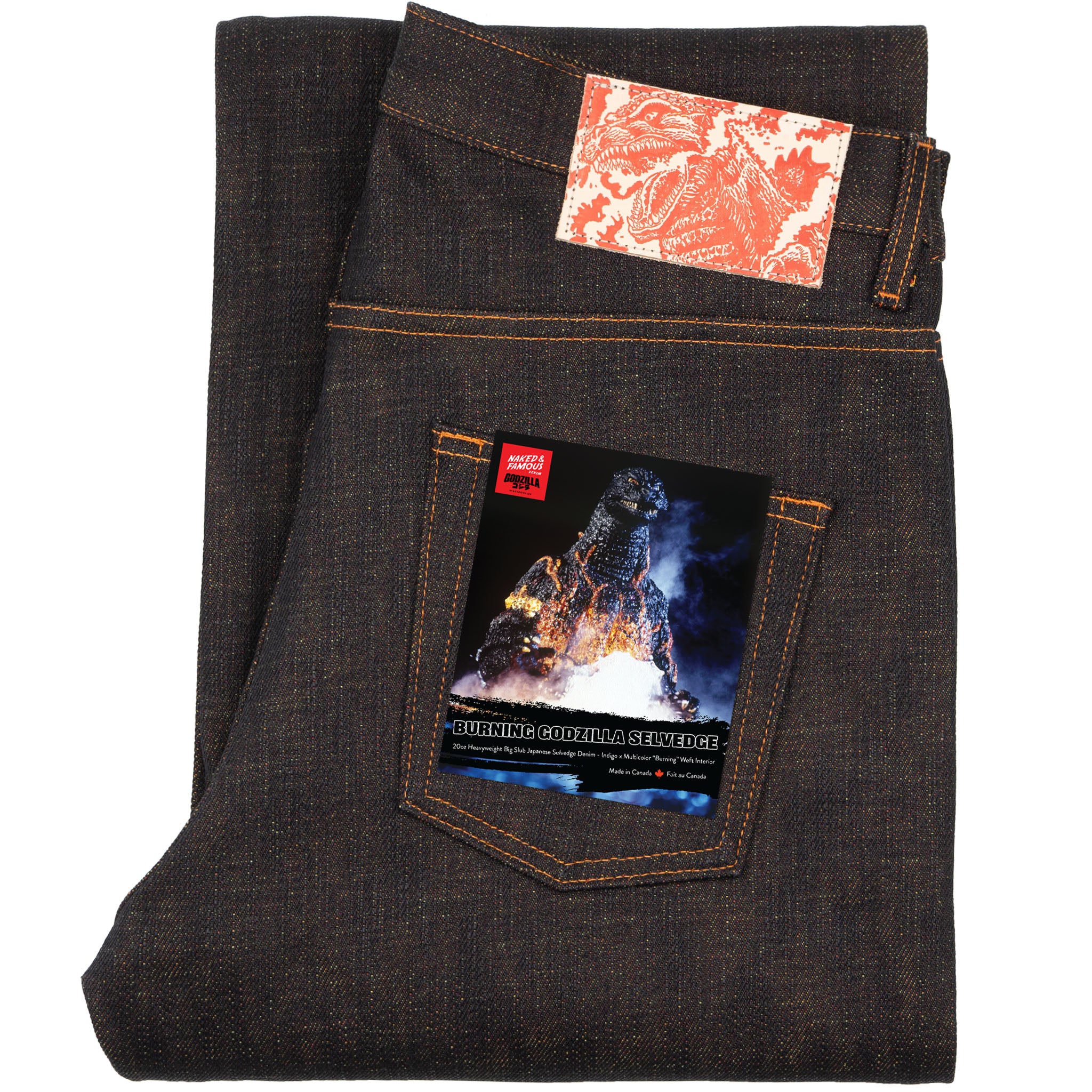 Strong Guy - Burning Godzilla Selvedge - Indigo by Naked & Famous Denim