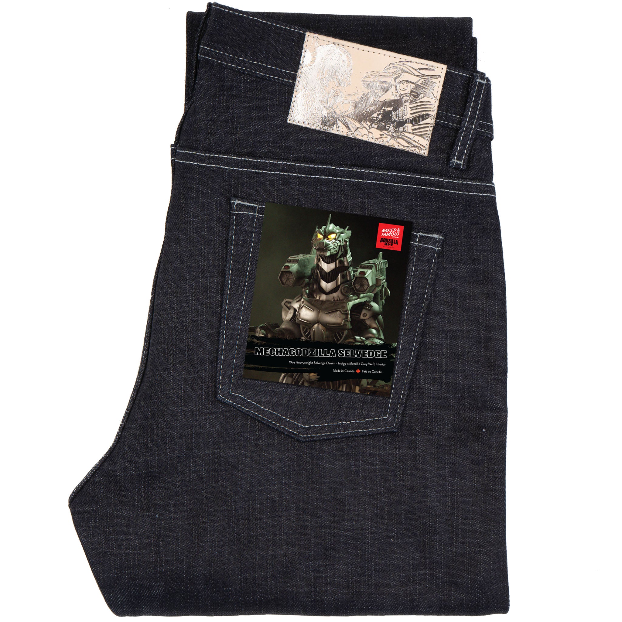 Weird Guy - Mechagodzilla Selvedge - Indigo