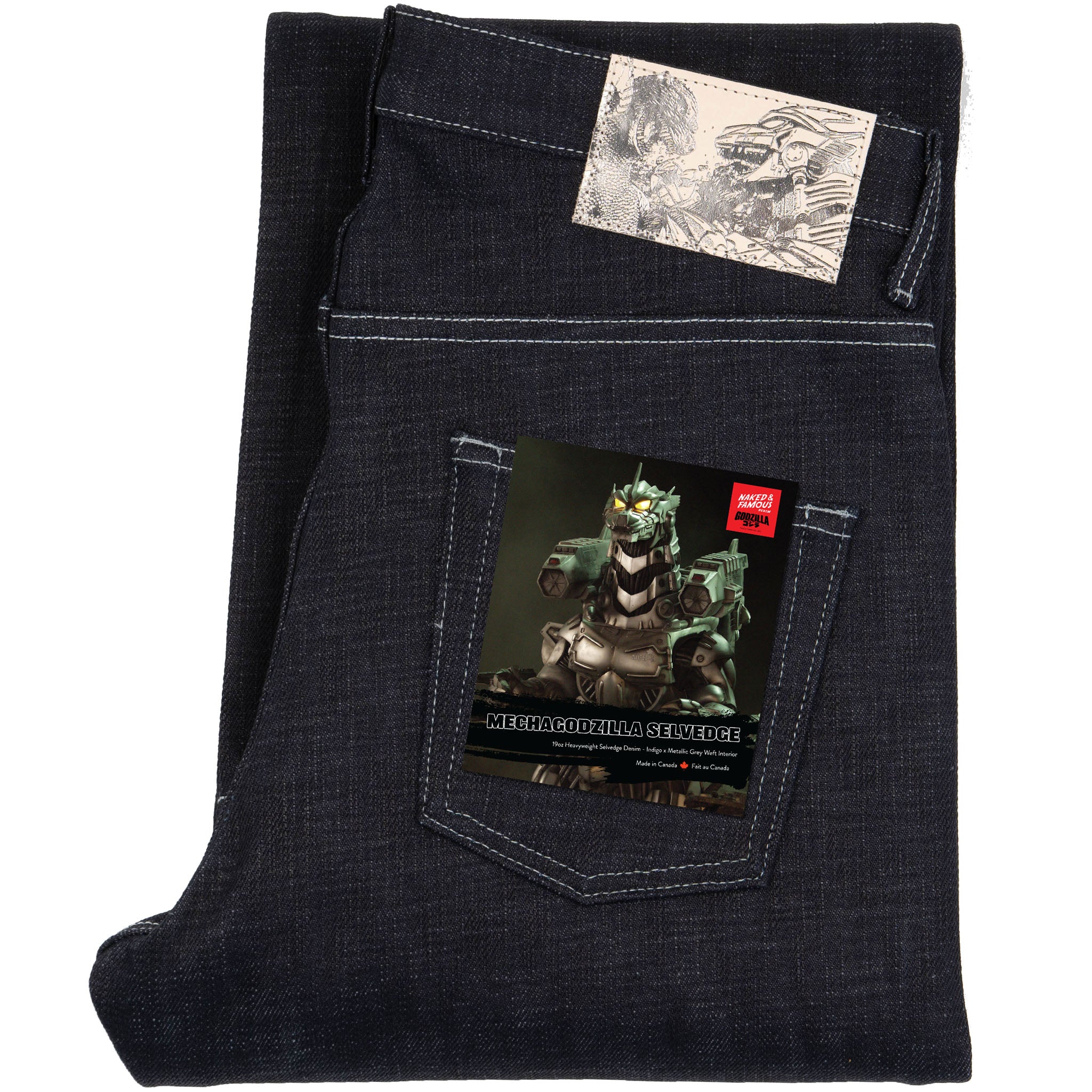 Strong Guy - Mechagodzilla Selvedge - Indigo