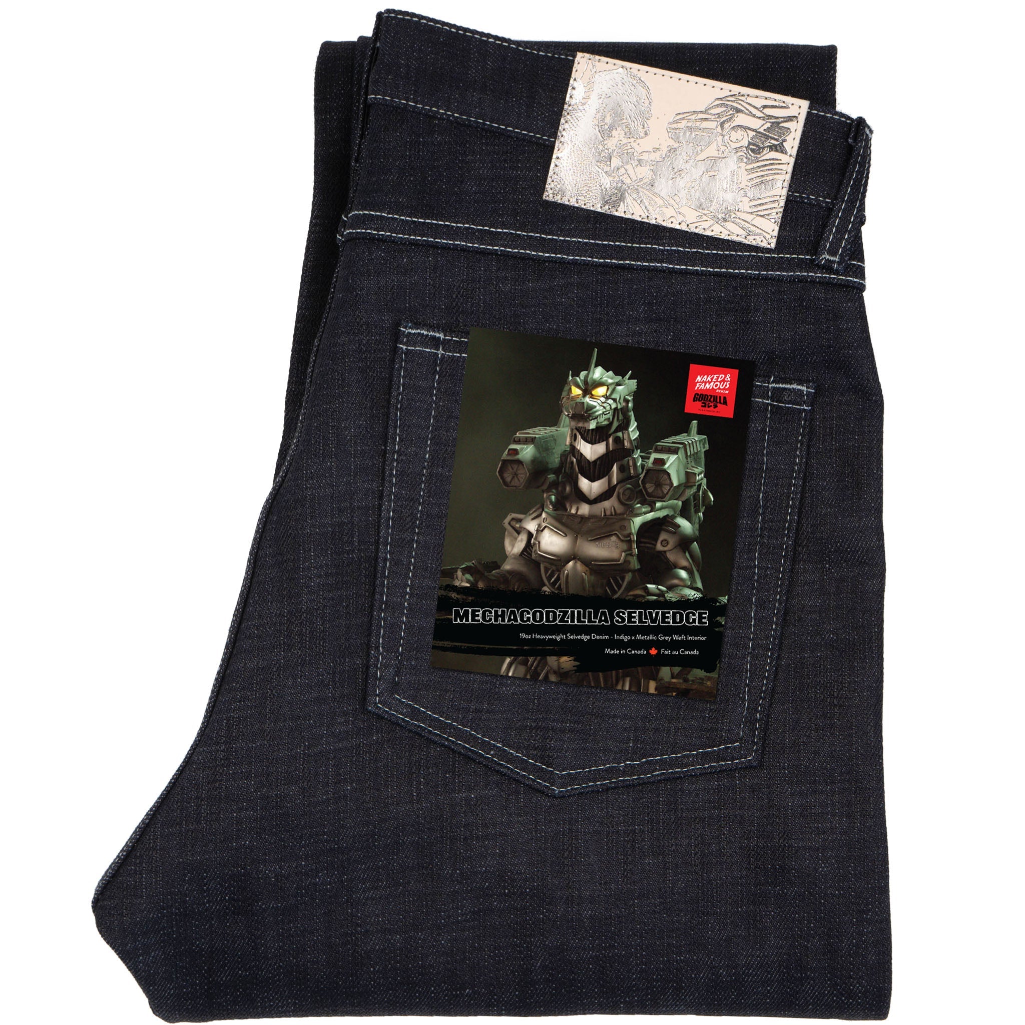 Mechagodzilla Selvedge – 19oz Denim Inspired by the 1974 Icon