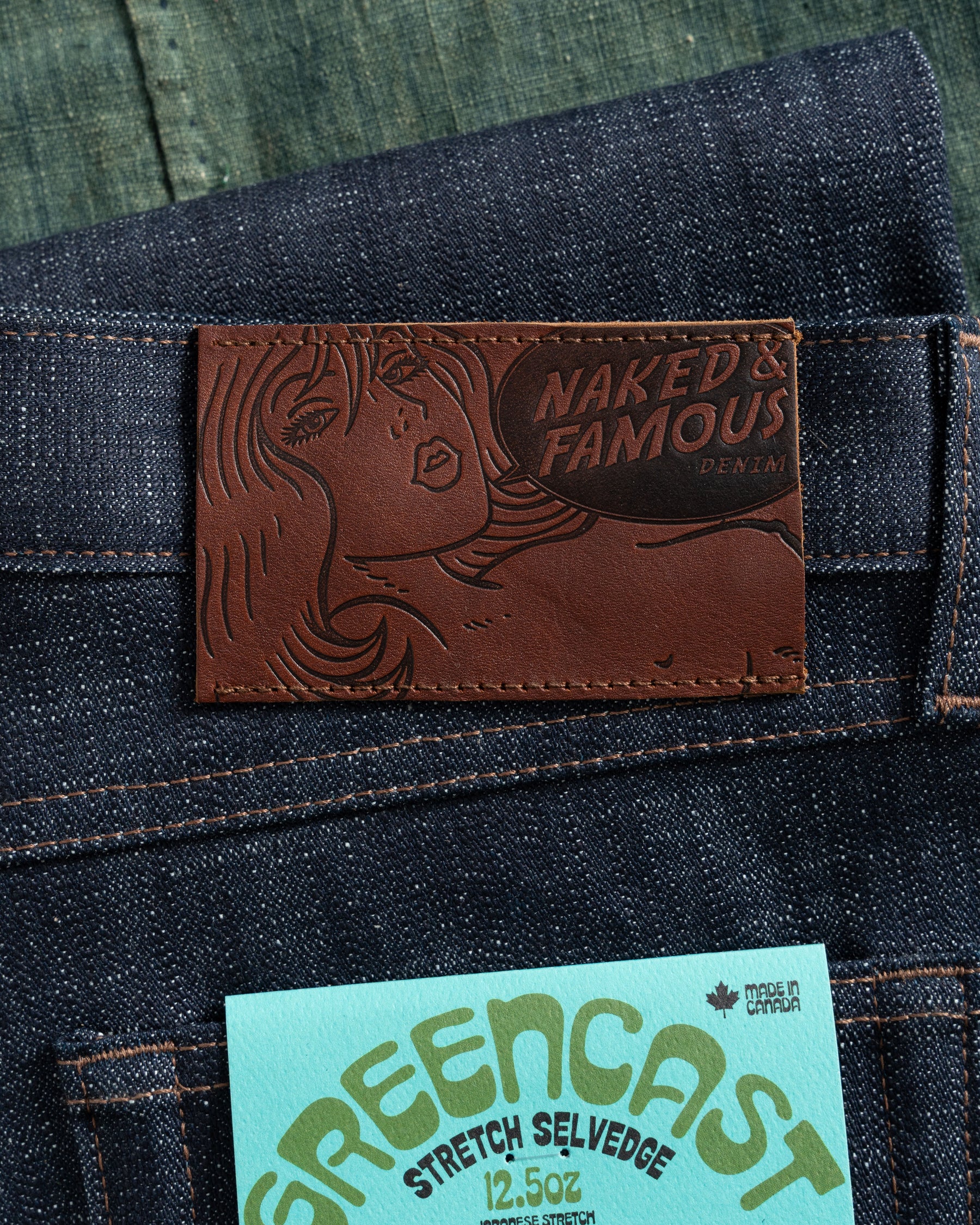 Now You See It 🐸 Greencast Stretch Selvedge