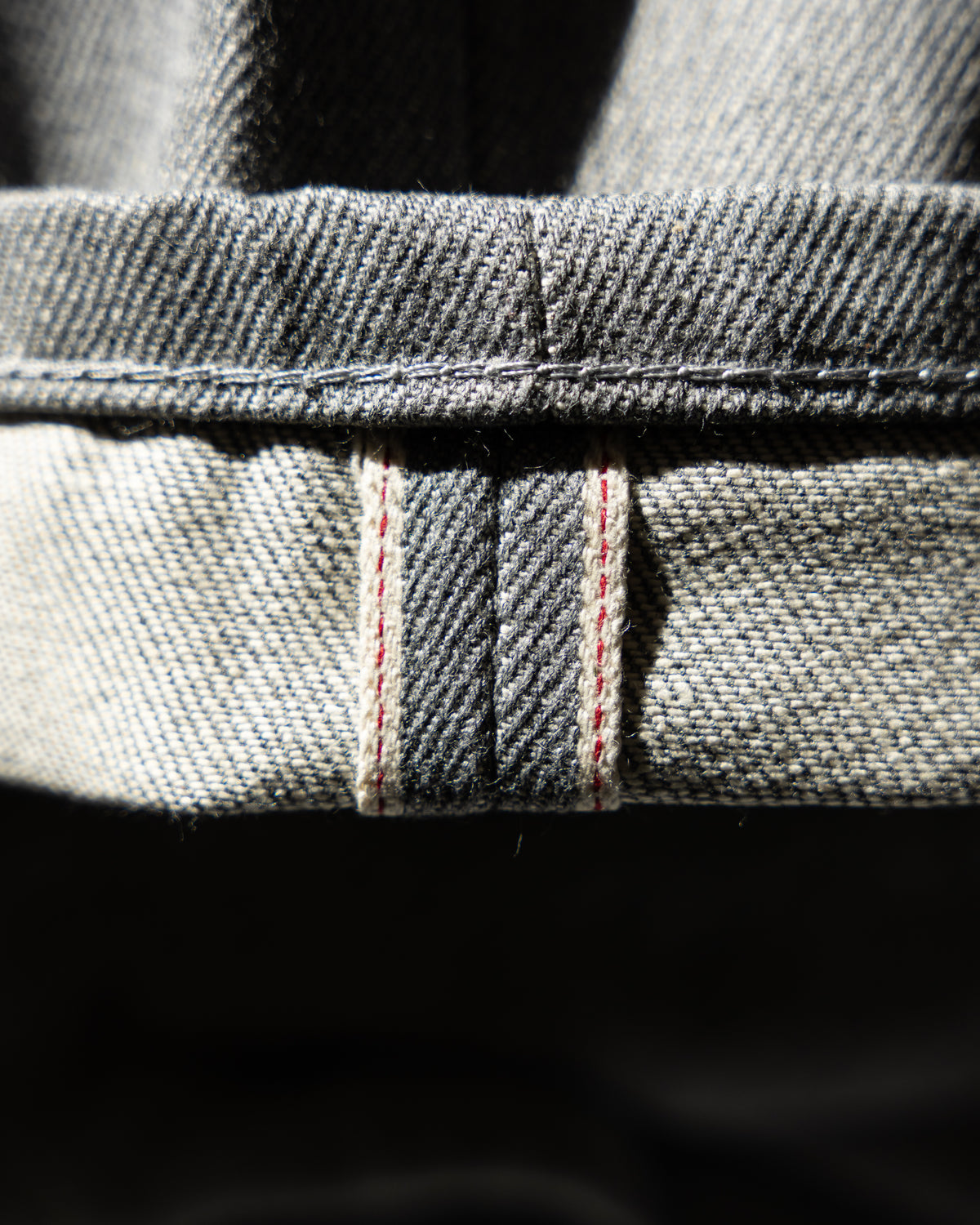 Heather Grey Selvedge: Blended Before Spinning