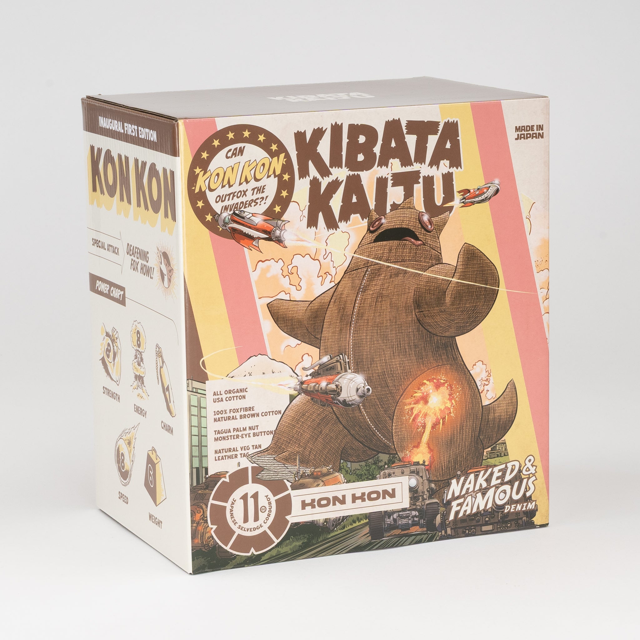 Kon Kon - Kibata Kaiju- Selvedge FoxFibre® Corduroy Collectible