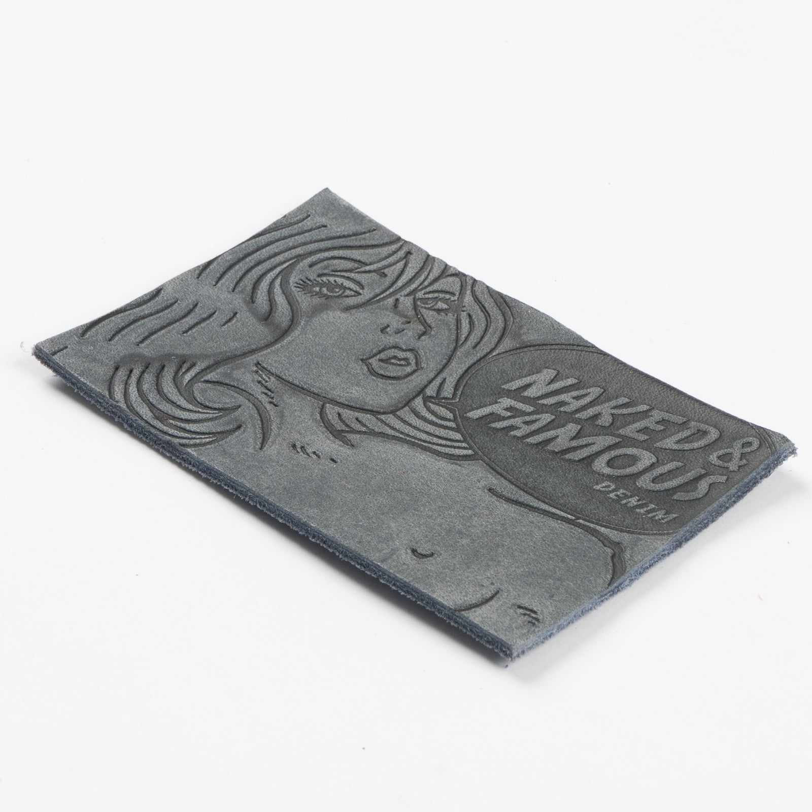 Tragic Blond Patch - Blue Pull Up by Naked & Famous Denim