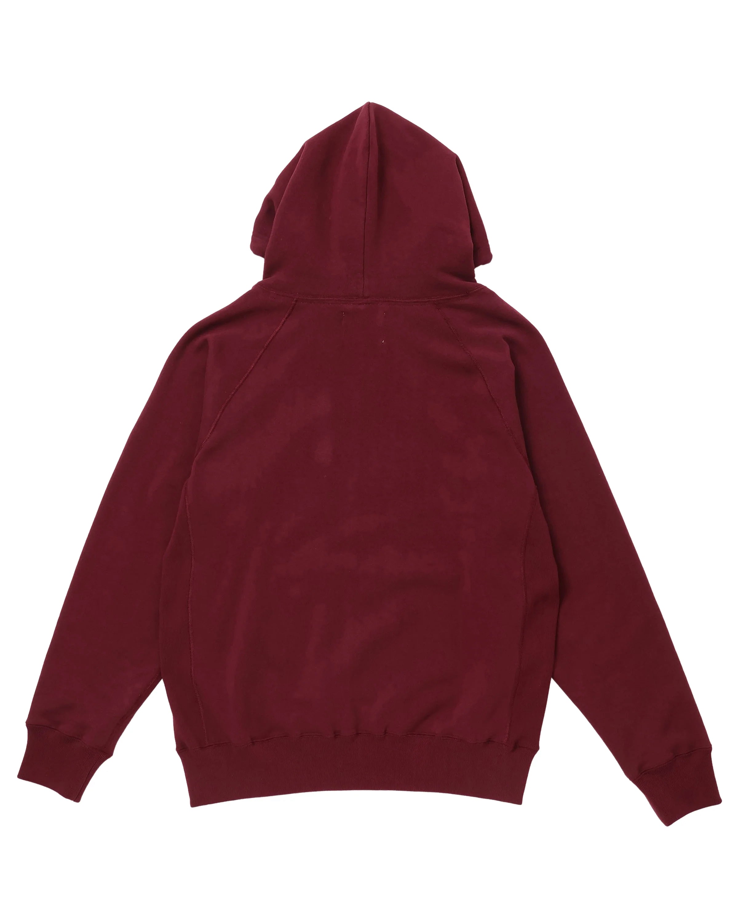 Pullover Hoodie - Super Looper French Terry - Burgundy by Wonder Looper