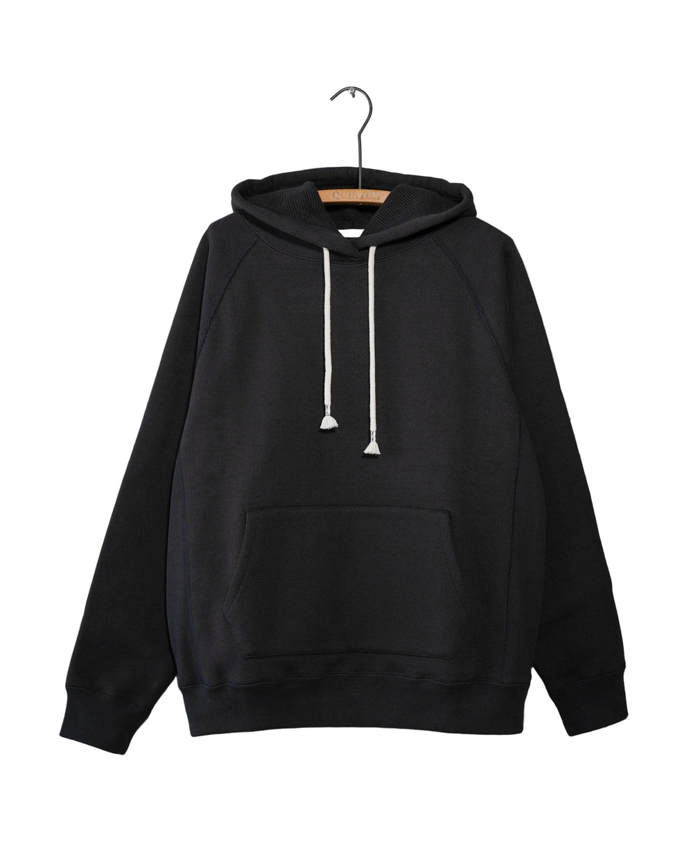 Pullover Hoodie - 876gsm Double Heavyweight French Terry - Sumi Black by Wonder Looper
