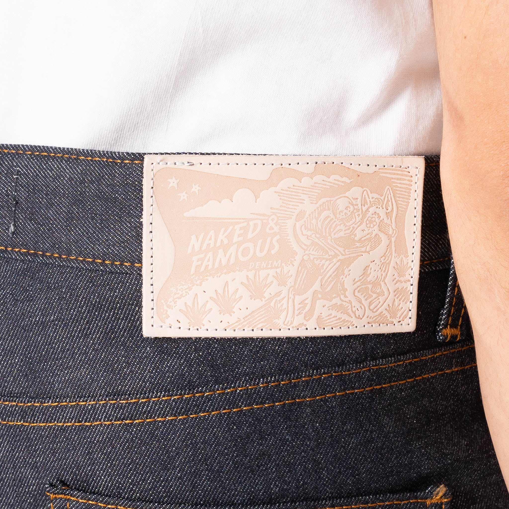 Super Guy - Dia De Los Muertos Selvedge - Indigo