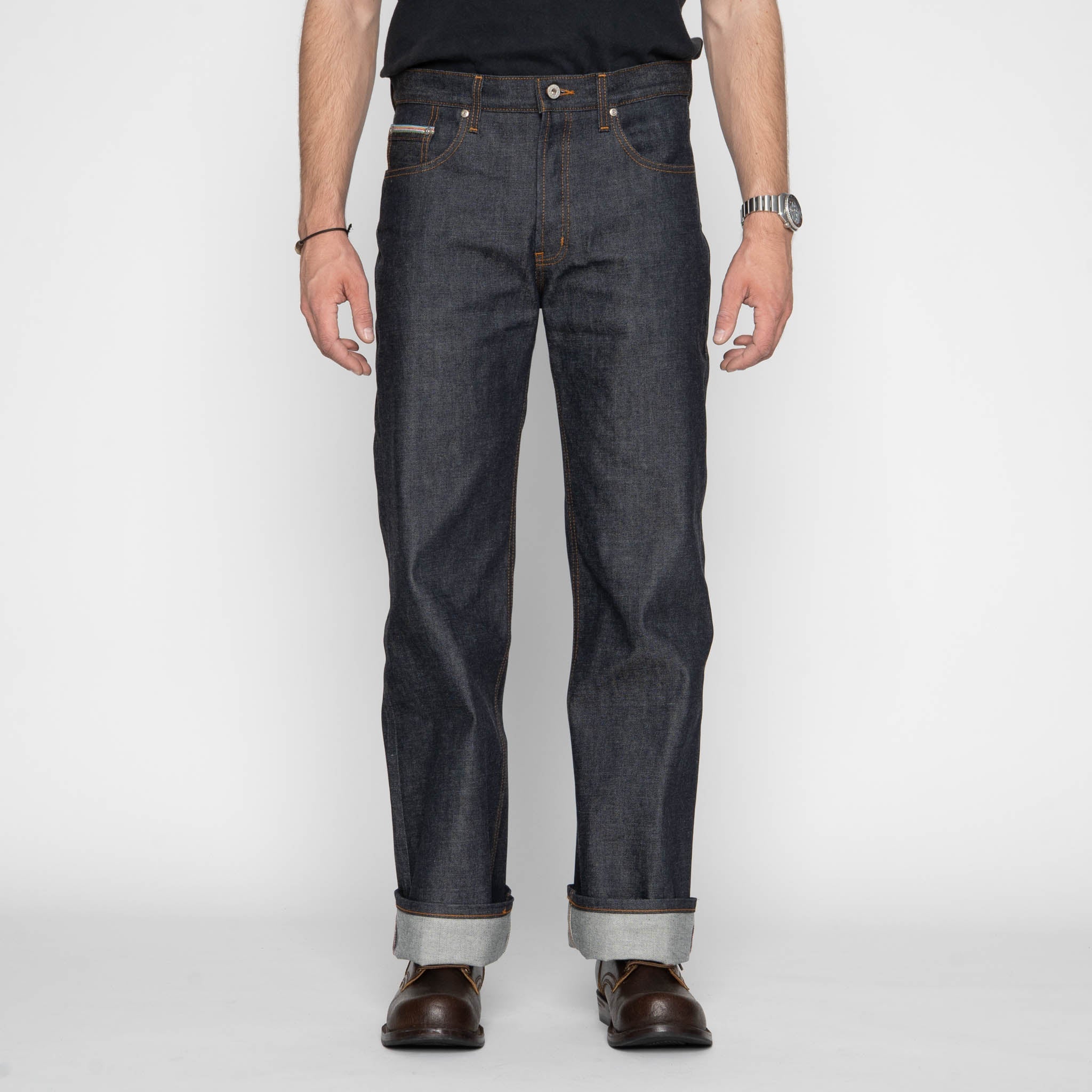 Strong Guy - Dia De Los Muertos Selvedge - Xoloitzcuintli - Xoloitzcuintli by Naked & Famous Denim