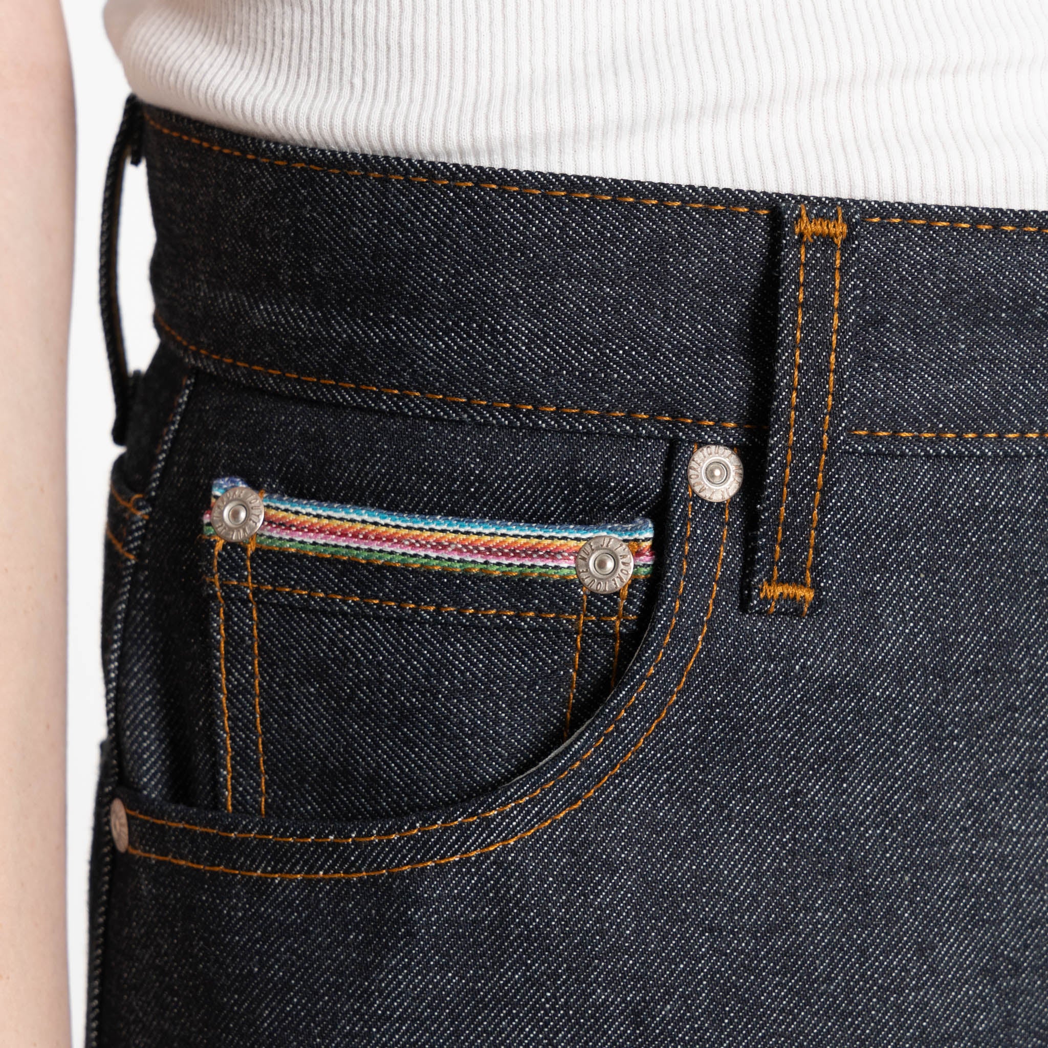 True Girl - Dia De Los Muertos Selvedge - Indigo