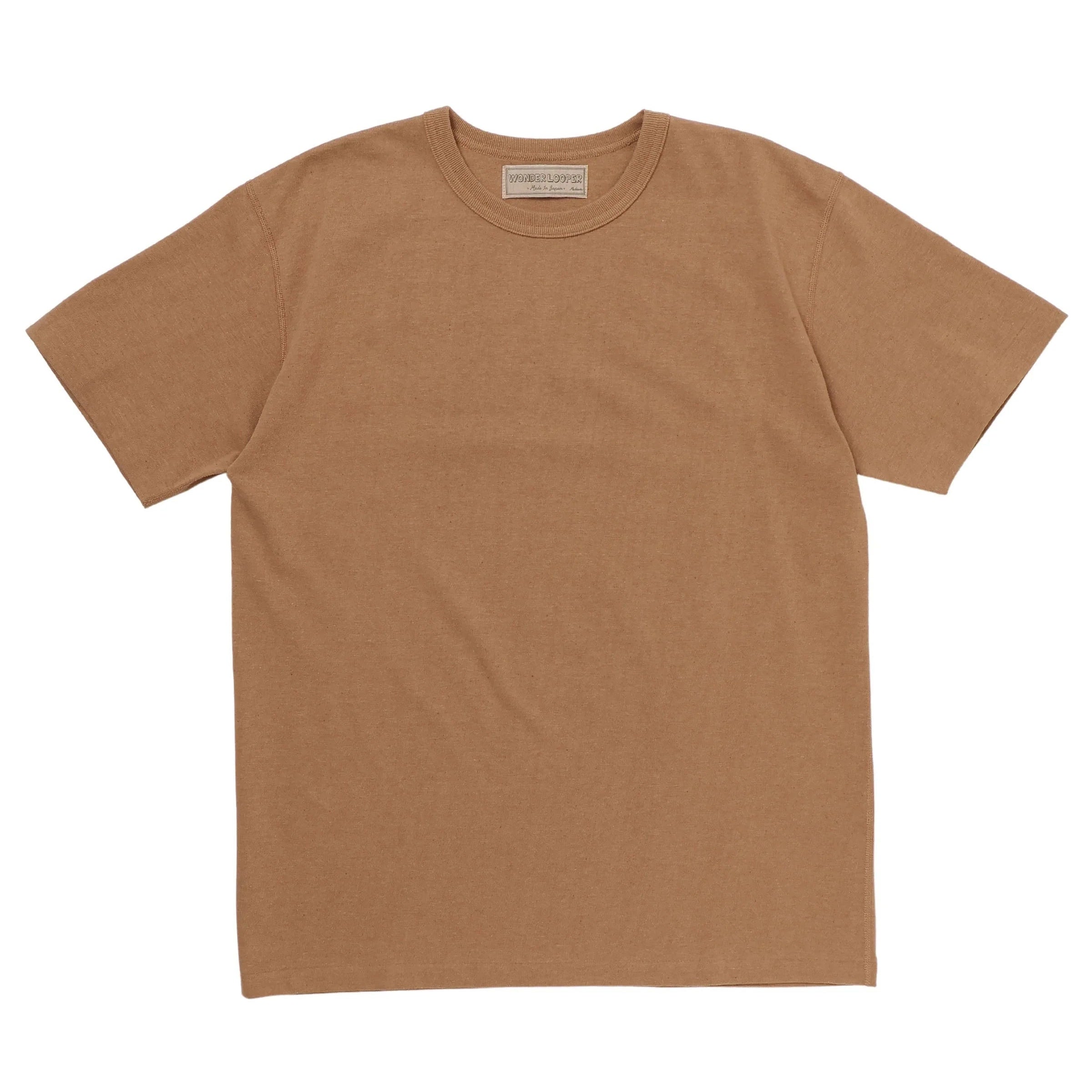 Crewneck T-shirt - Foxfibre® Tsuriami - Coyote 70