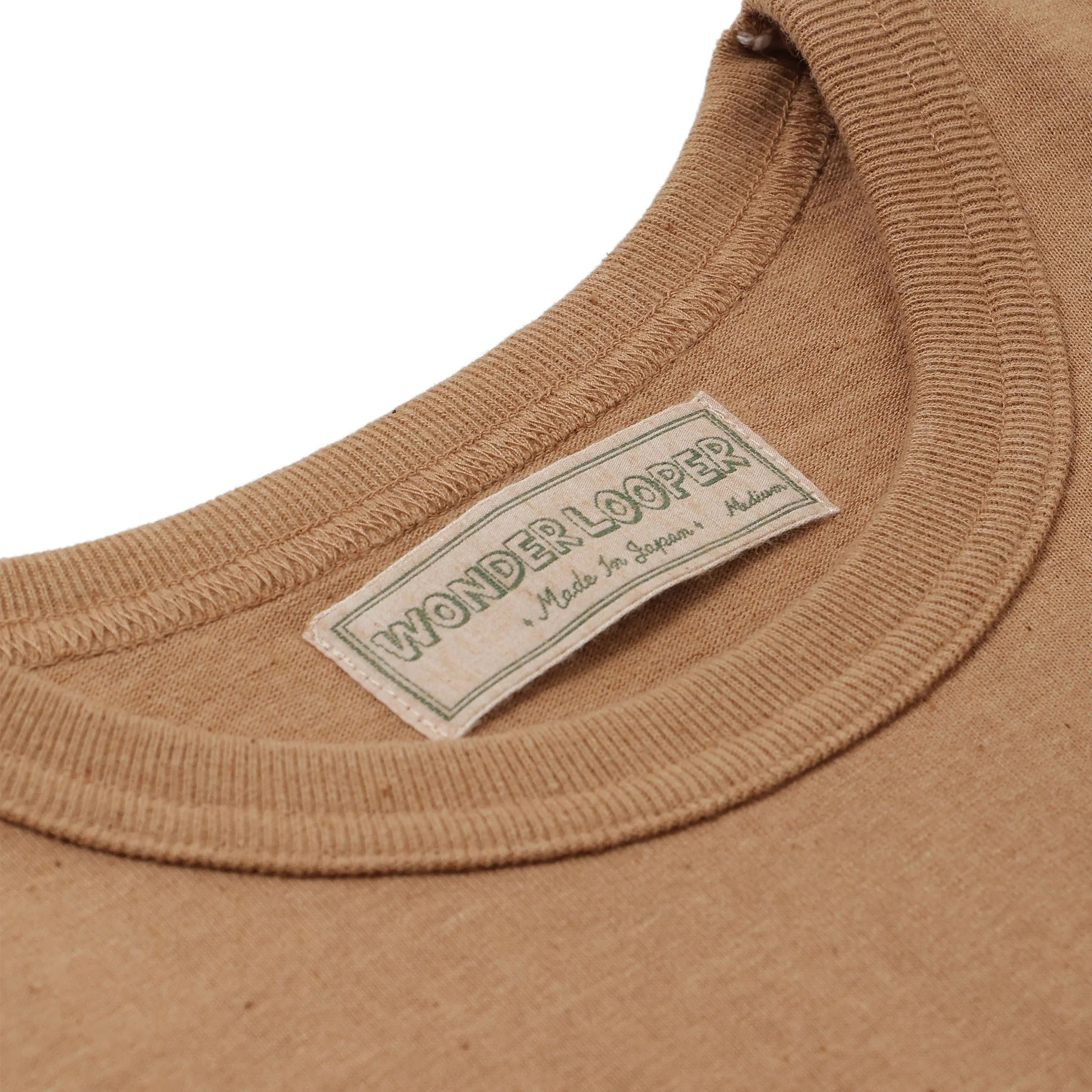 Crewneck T-shirt - Foxfibre® Tsuriami - Coyote 70