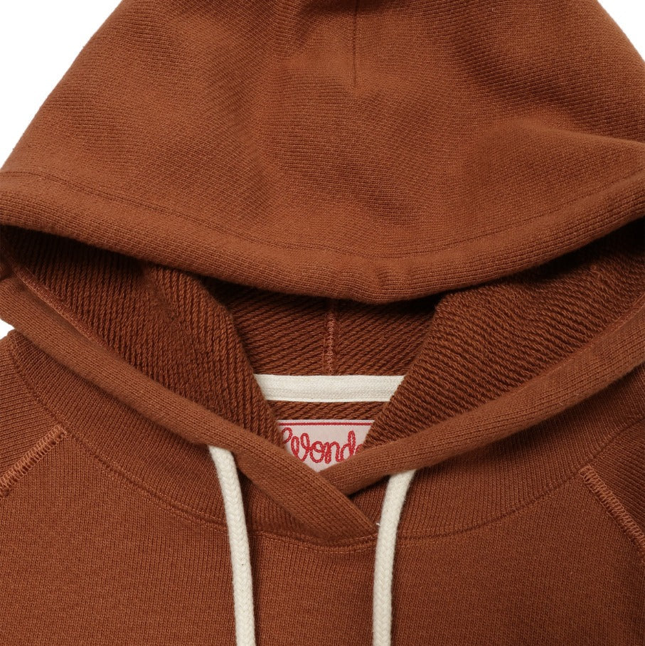 Pullover Hoodie - Double Heavyweight - Rust by Wonder Looper
