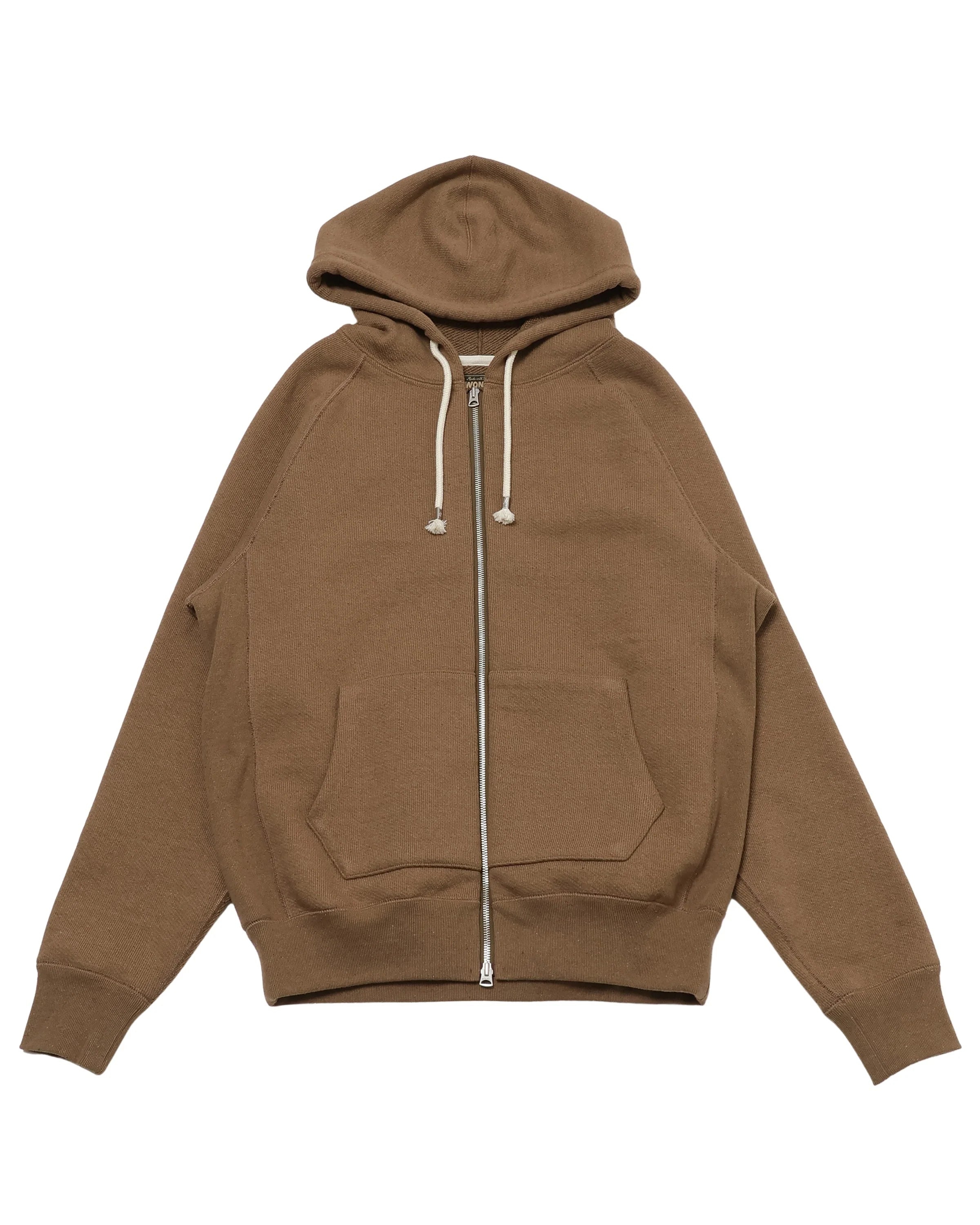 Zip Hoodie - Iron Mordant FoxFibre®  Double Heavyweight French Terry