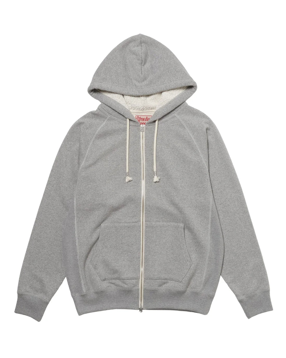 Zip Hoodie - Super Looper French Terry - Heather Grey | Wonder Looper