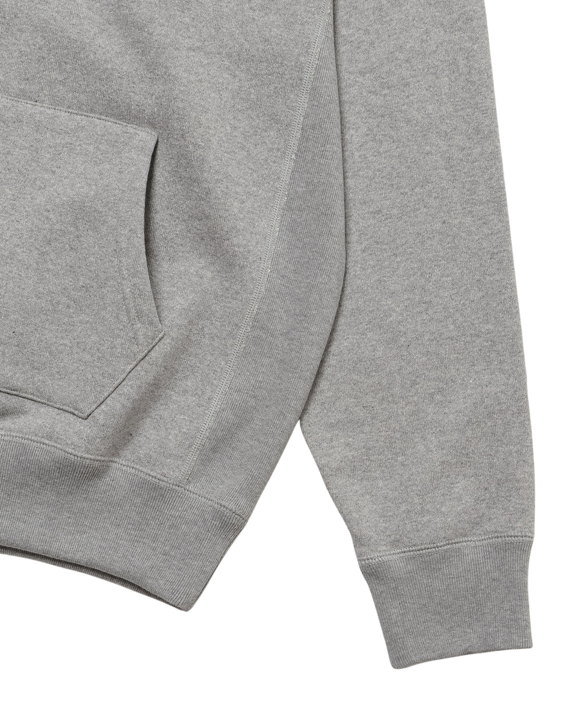 Zip Hoodie - Super Looper French Terry - Heather Grey | Wonder Looper