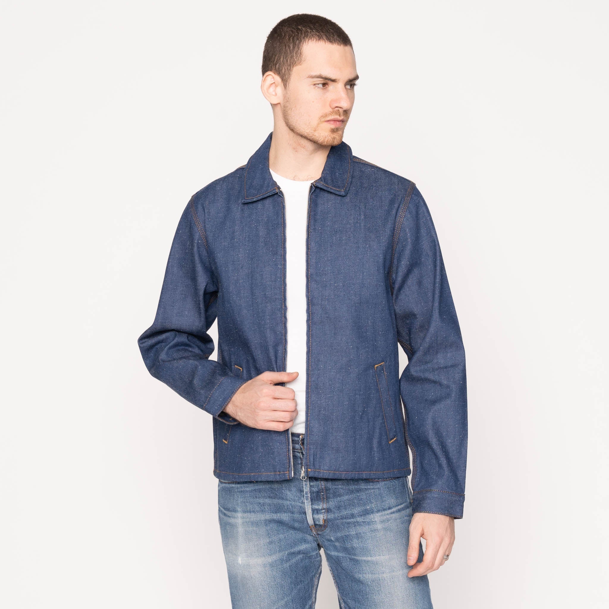 Zip Chore Coat - Workforce Selvedge | Naked & Famous Denim