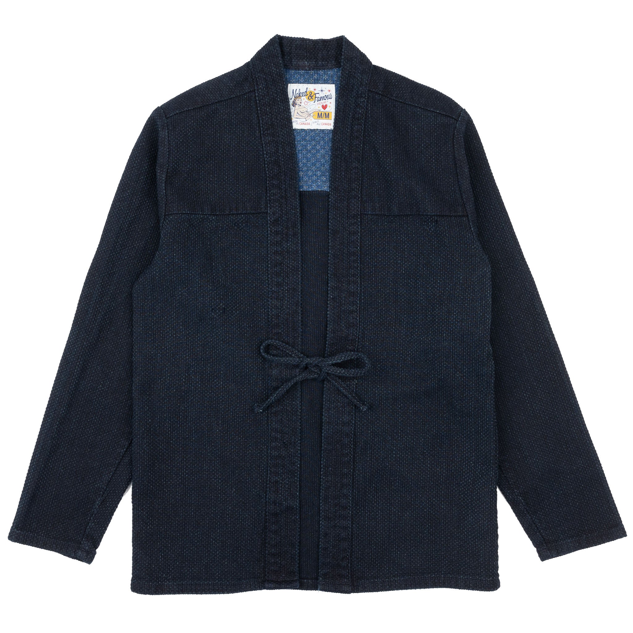 Kimono Shirt - Indigo Sashiko | Naked & Famous Denim