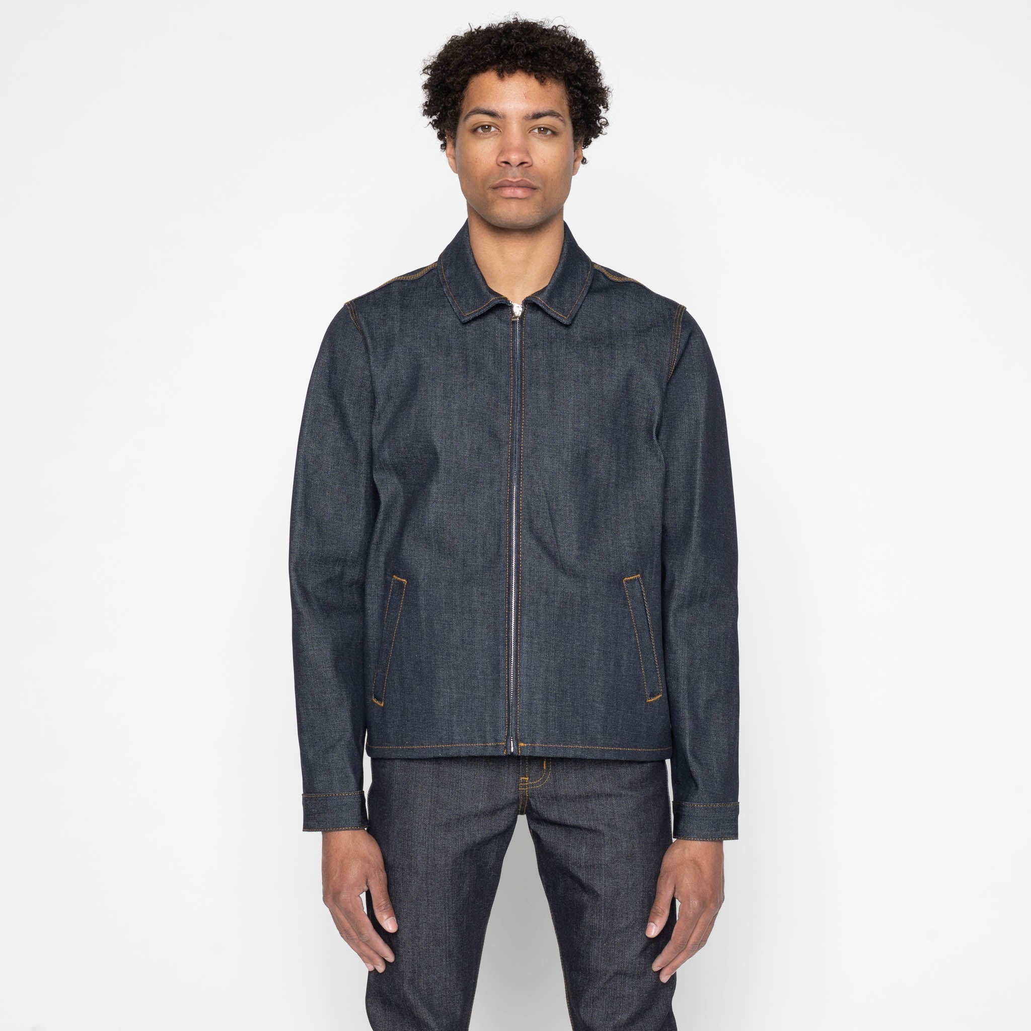 Zip Jacket - Left Hand Twill Denim | Naked & Famous Denim