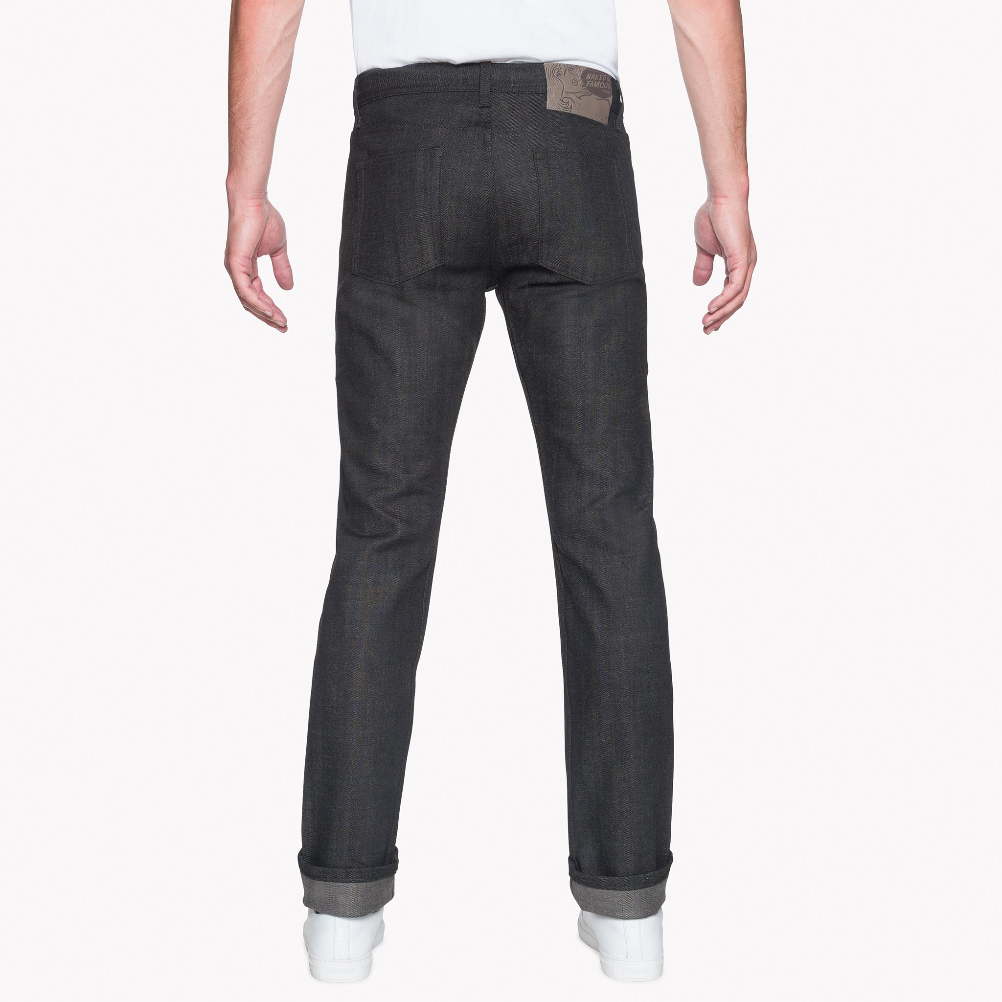 Weird Guy - Black x Grey Stretch Selvedge | Naked & Famous Denim