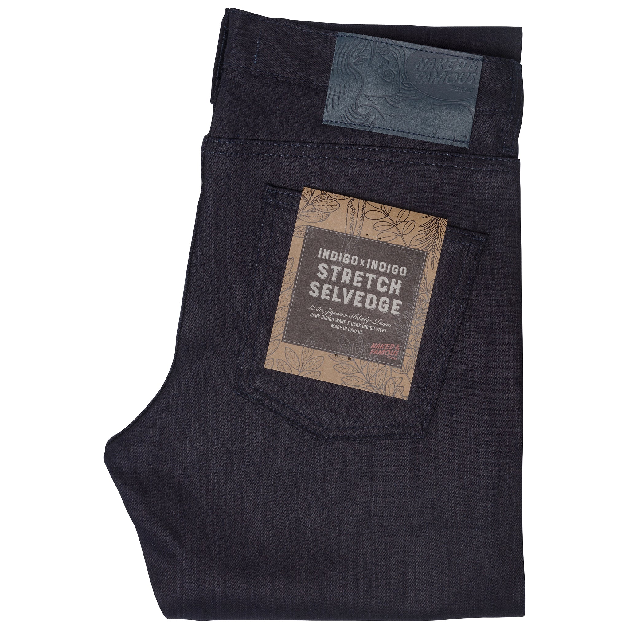 Super Guy - Indigo x Indigo Stretch Selvedge | Naked & Famous Denim