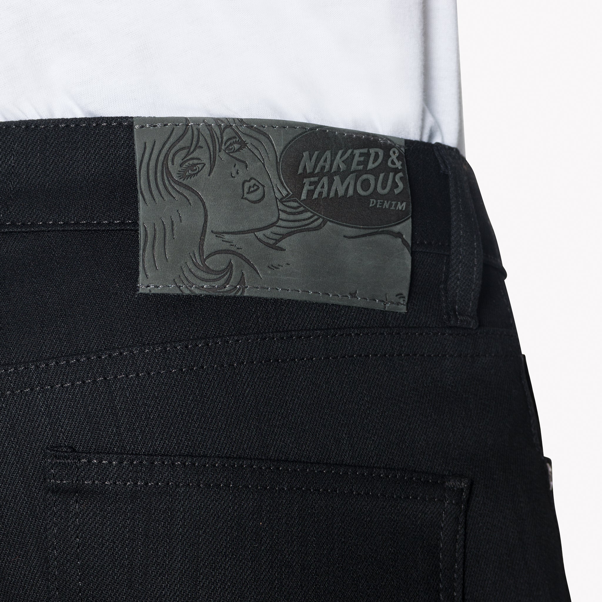 Skinny Guy - Black Power Stretch | Naked & Famous Denim