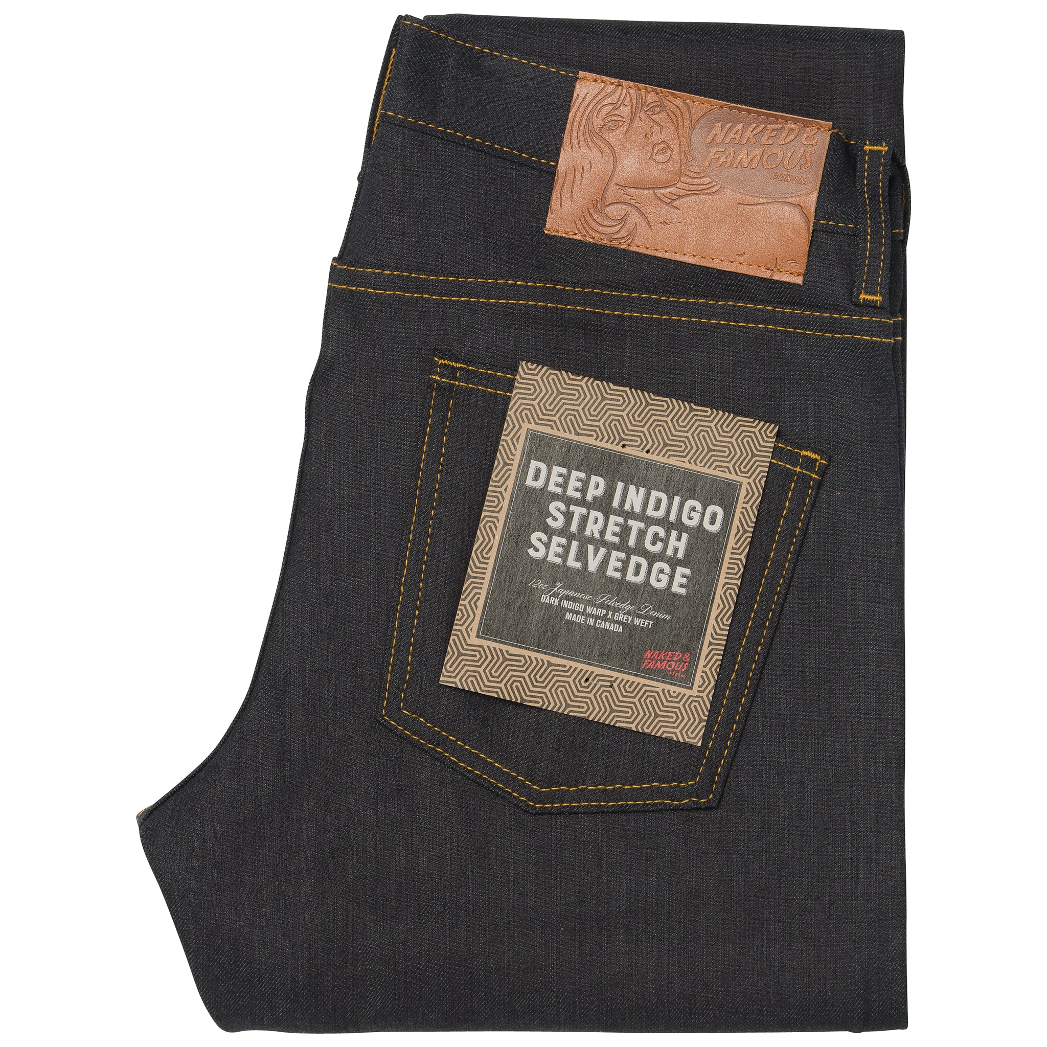 Super Guy - Deep Indigo Stretch Selvedge | Naked & Famous Denim