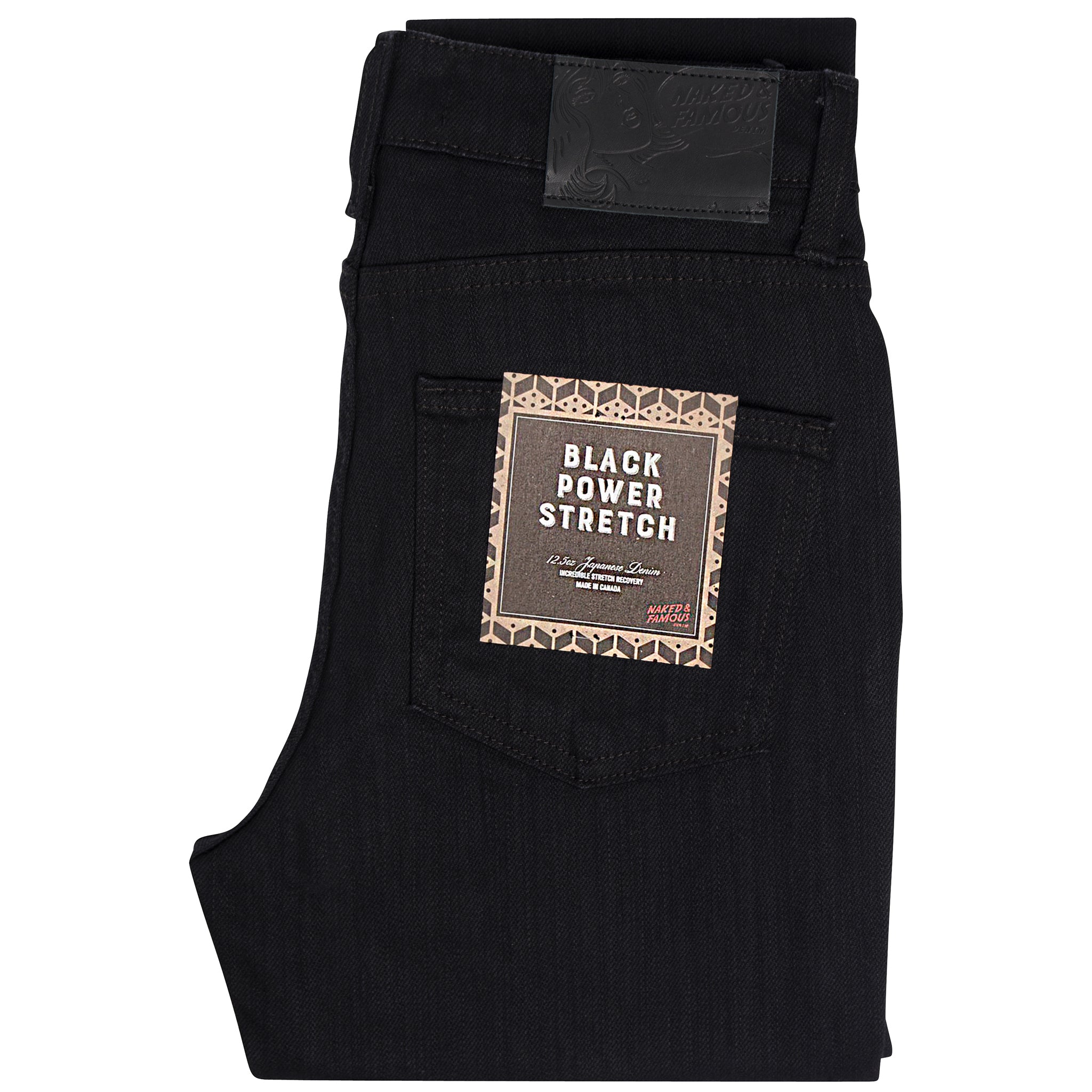 Women's - High Skinny - Black Power Stretch | Naked & Famous Denim