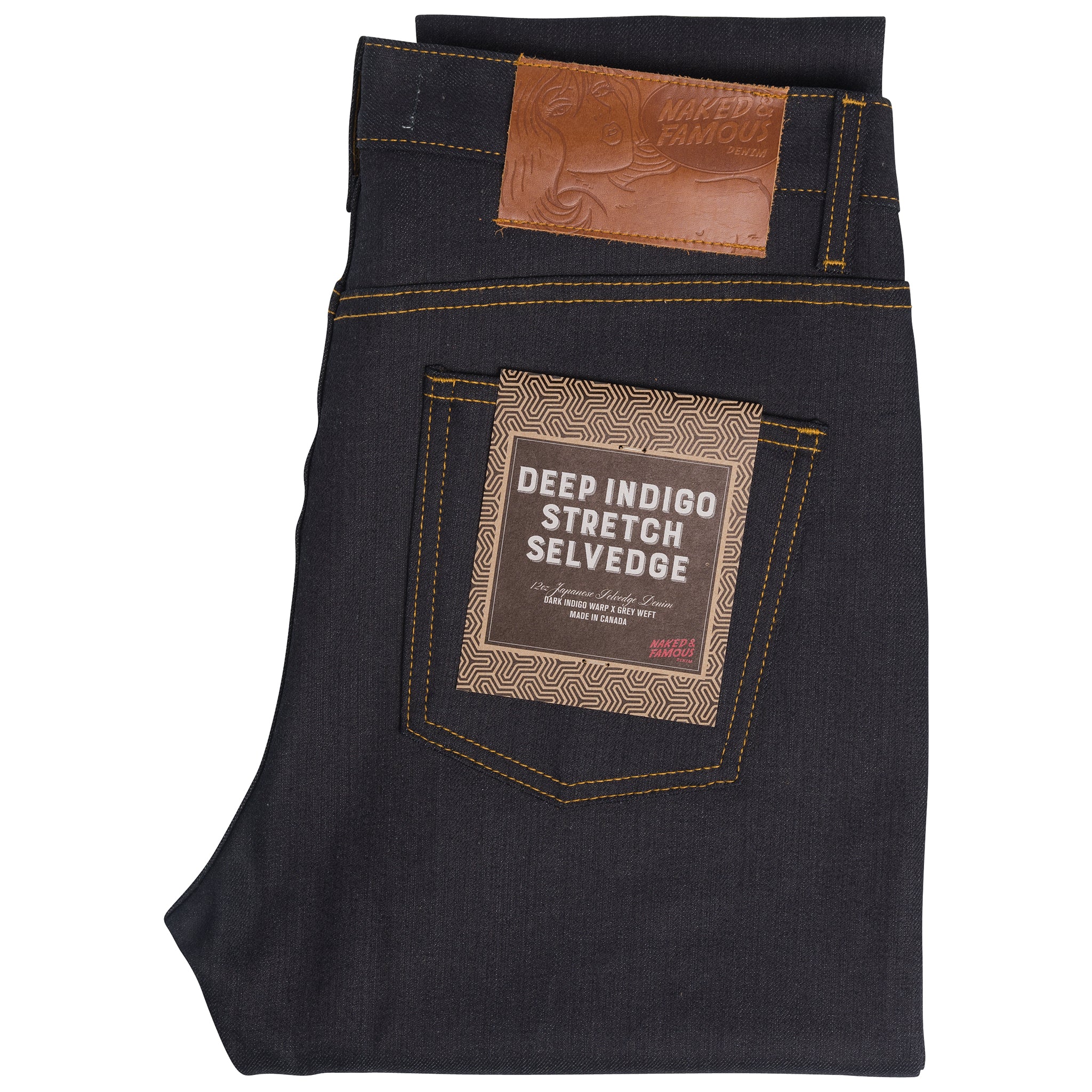 Stacked Guy - Deep Indigo Stretch Selvedge | Naked & Famous Denim