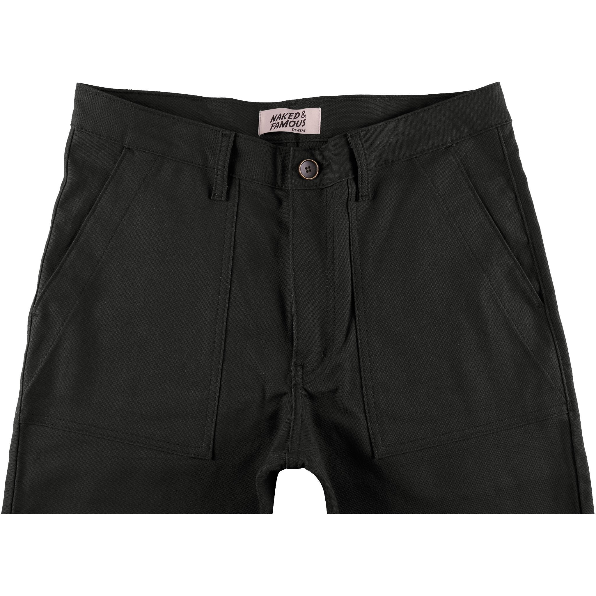 Work Pant - Black Canvas - front